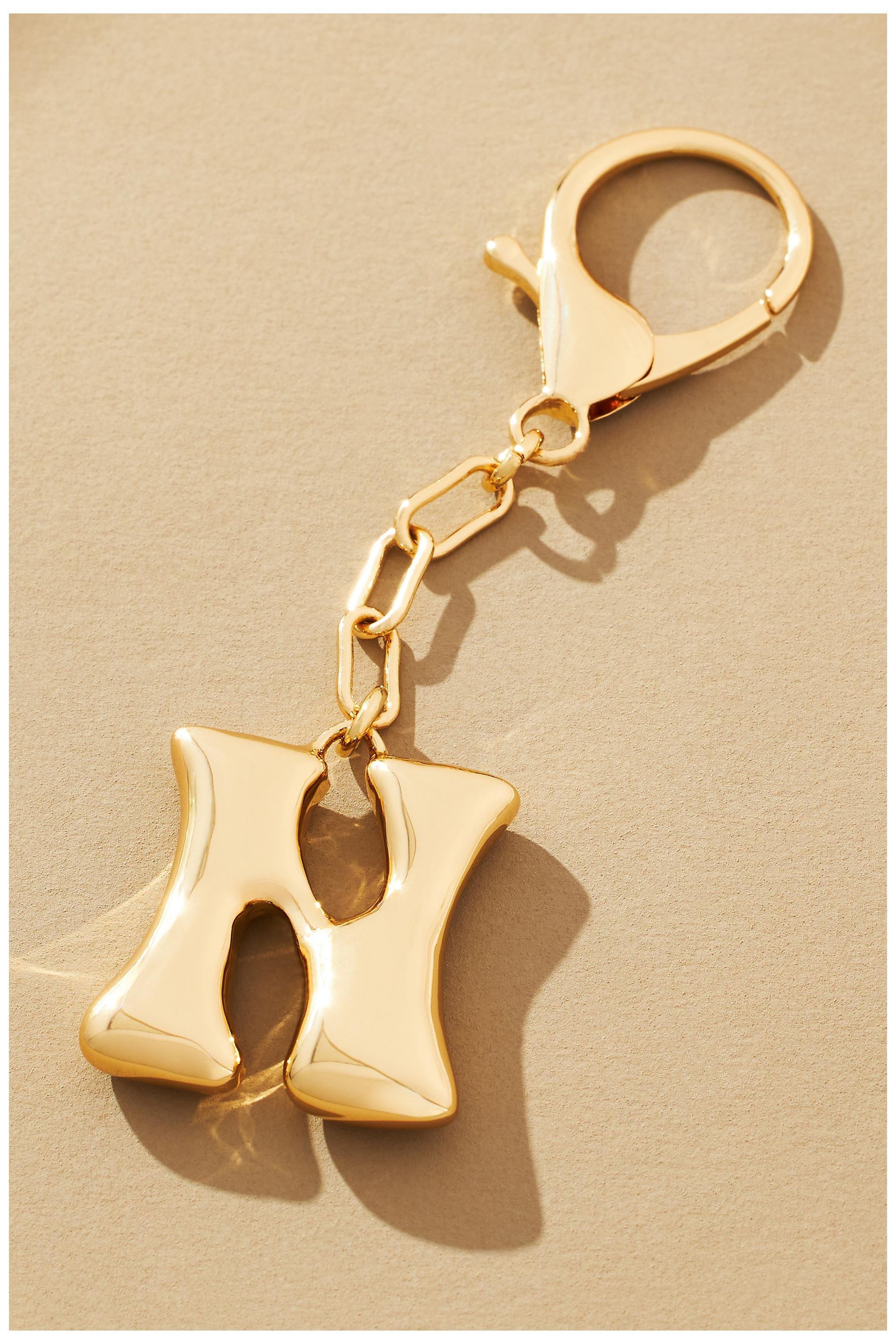 N Bubble Letter Monogram Bag Charm, A501_0914, large image number 0