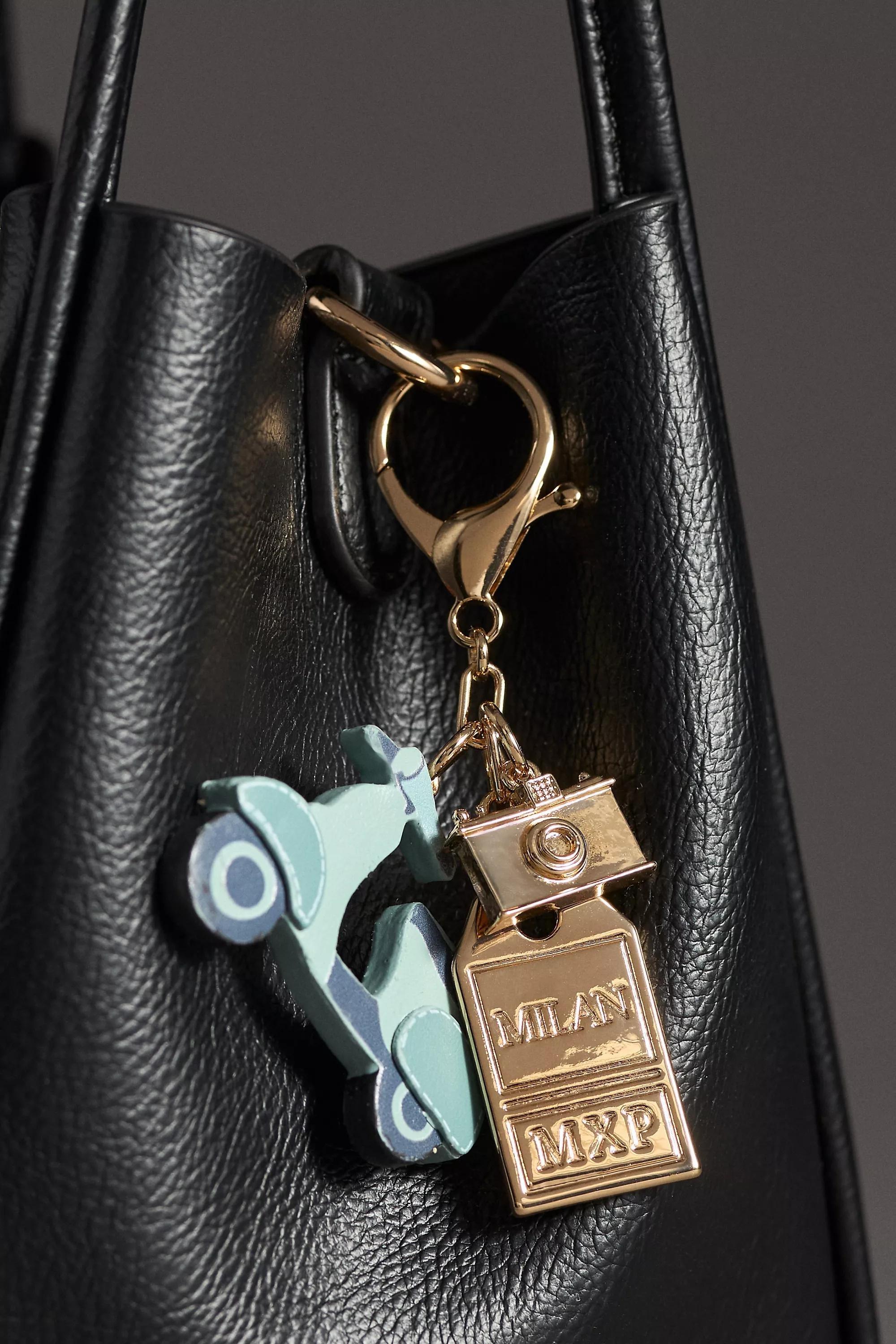Anthropologie Handmade Bag Charm, Blue, A501_0040, large image number 0