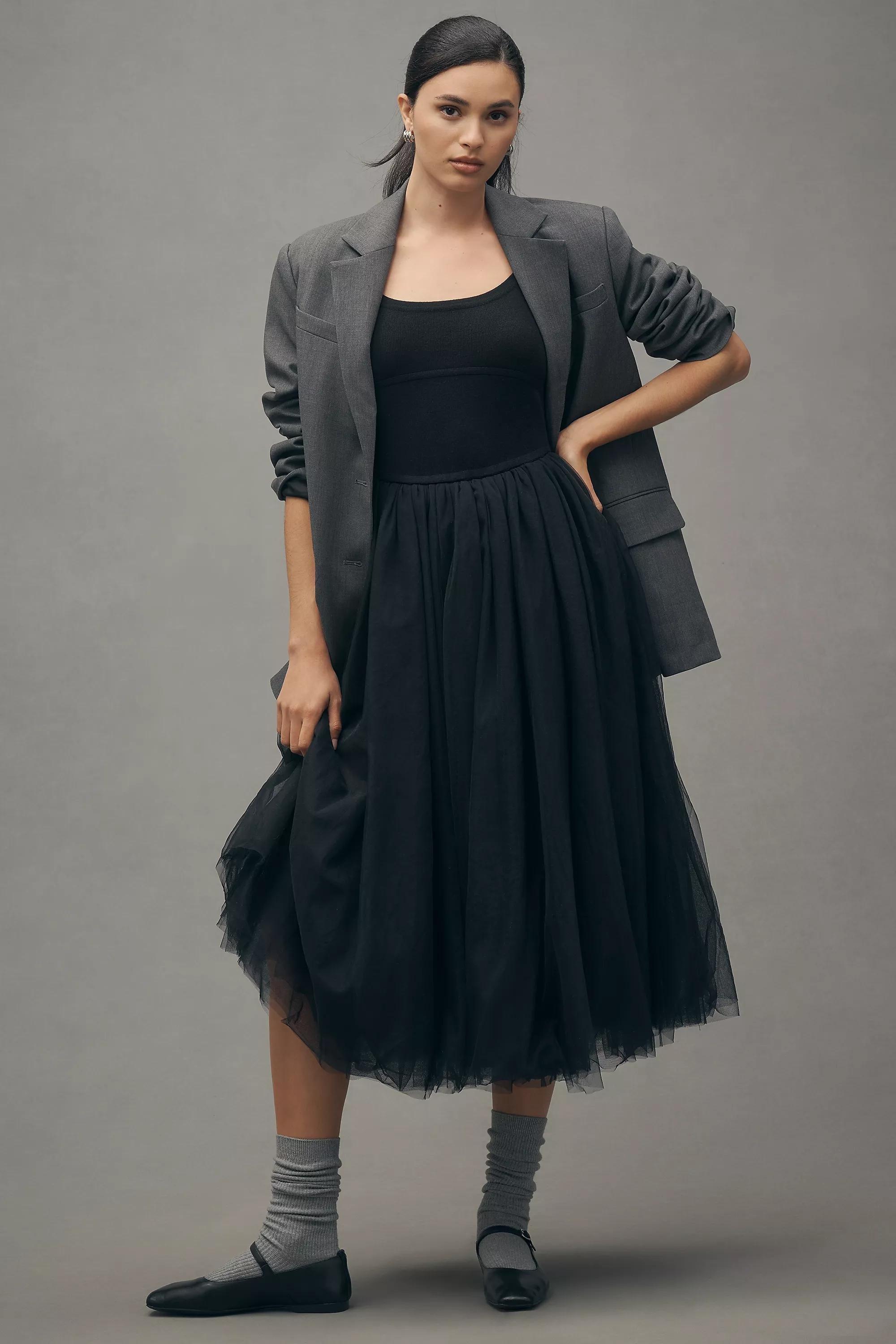 Anthropologie Textured A-Line Formal Midi Dress, , large image number 0