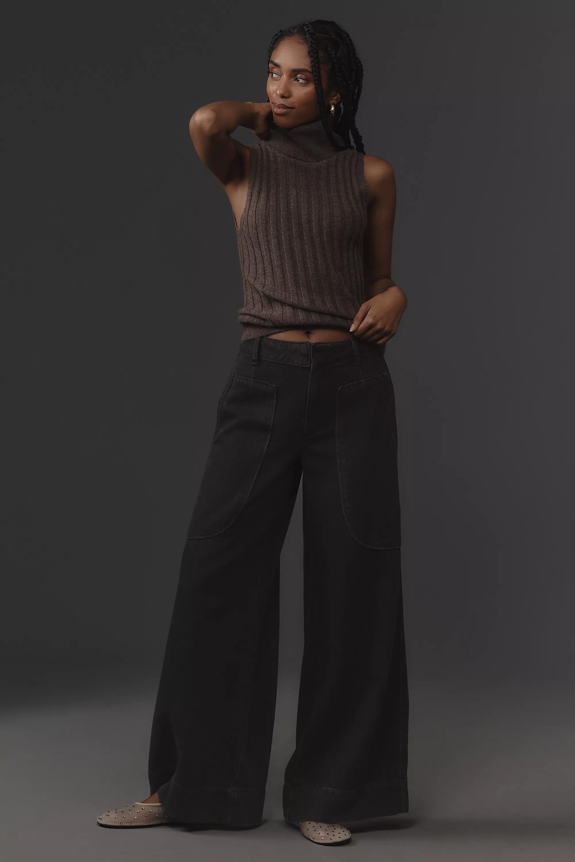 Anthropologie Plain Casual Long Trousers, , large image number 0
