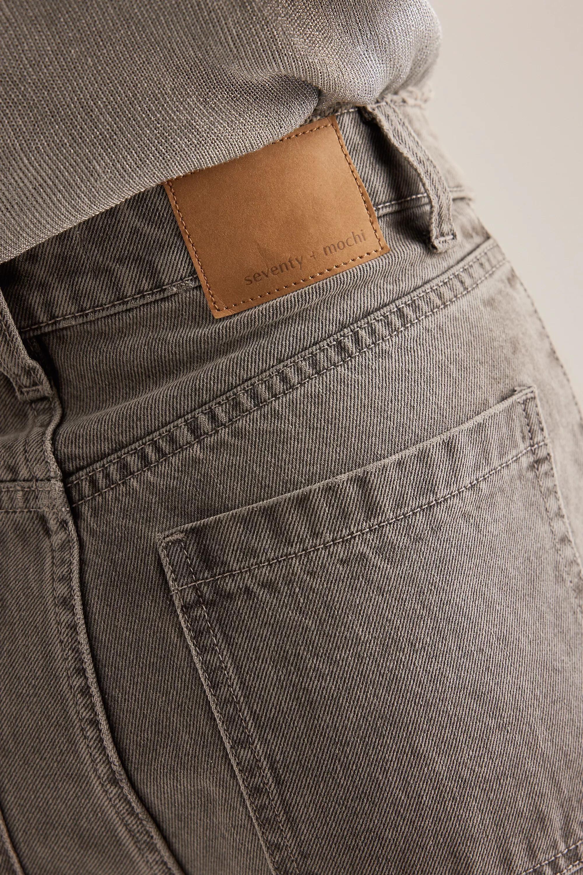Anthropologie ed Denim Wide-Leg Long, Grey, , large image number 4