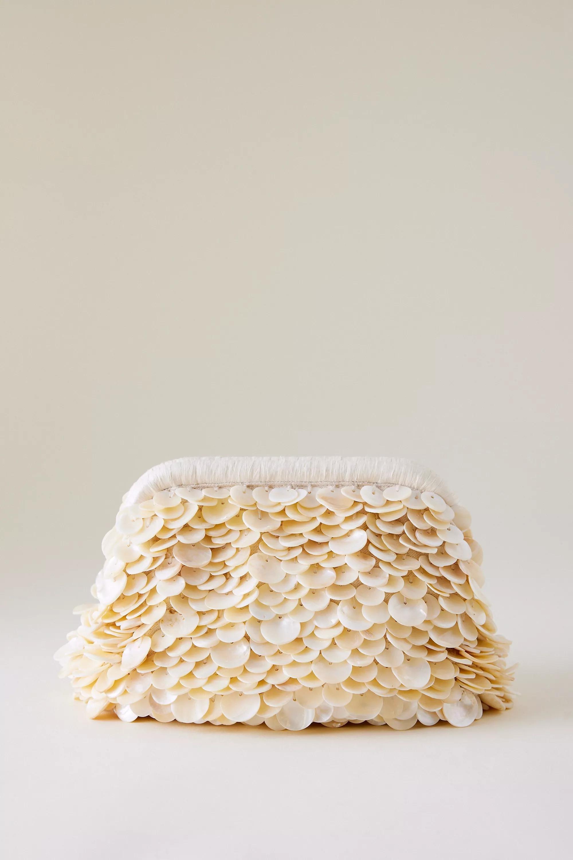 PEARL Embellished Shell Clutch, A501_0017, large image number 1