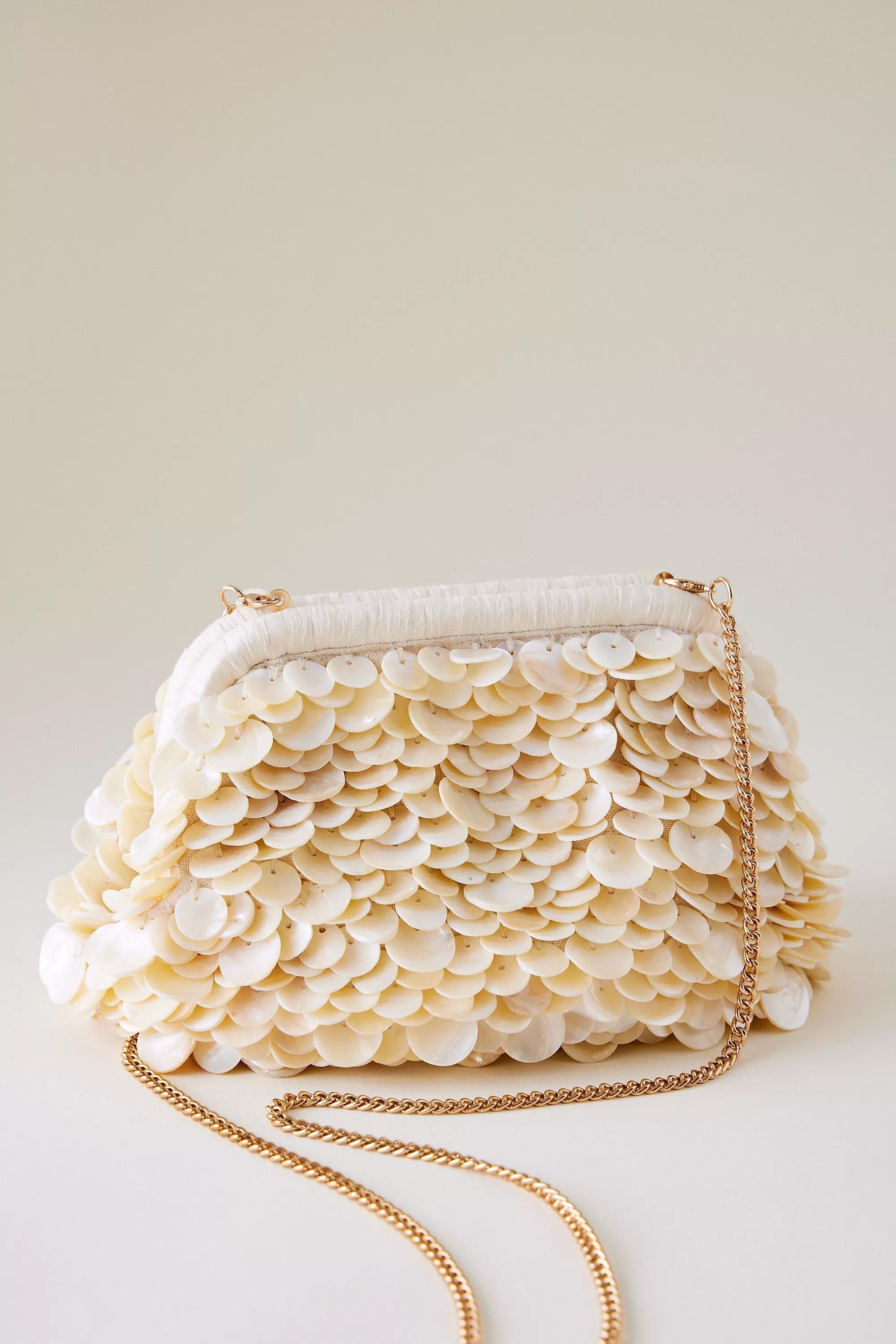PEARL Embellished Shell Clutch, A501_0017, large image number 4