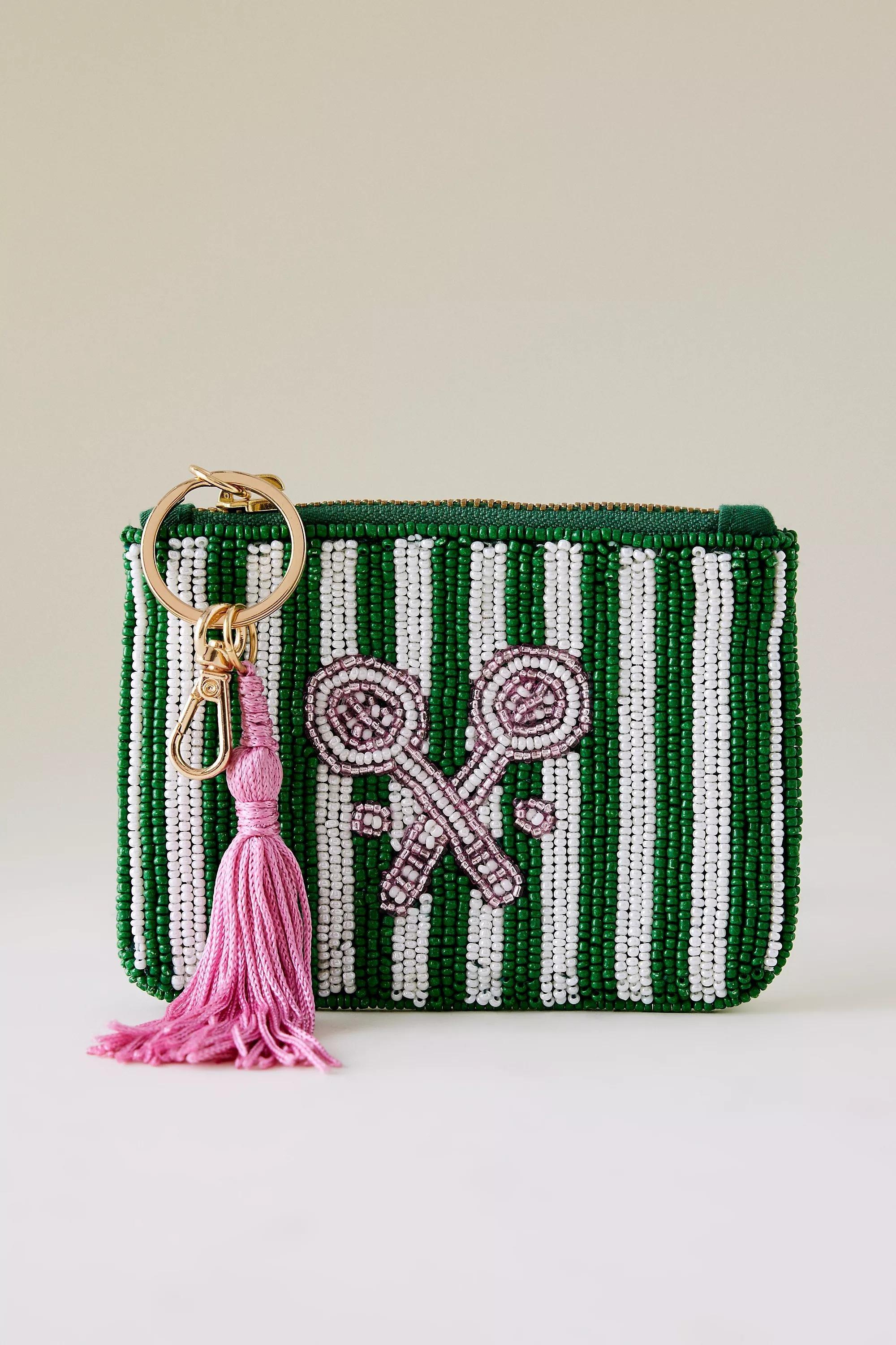 Beaded Purse Snowshoe Edition, Green, A501_0030, large image number 0