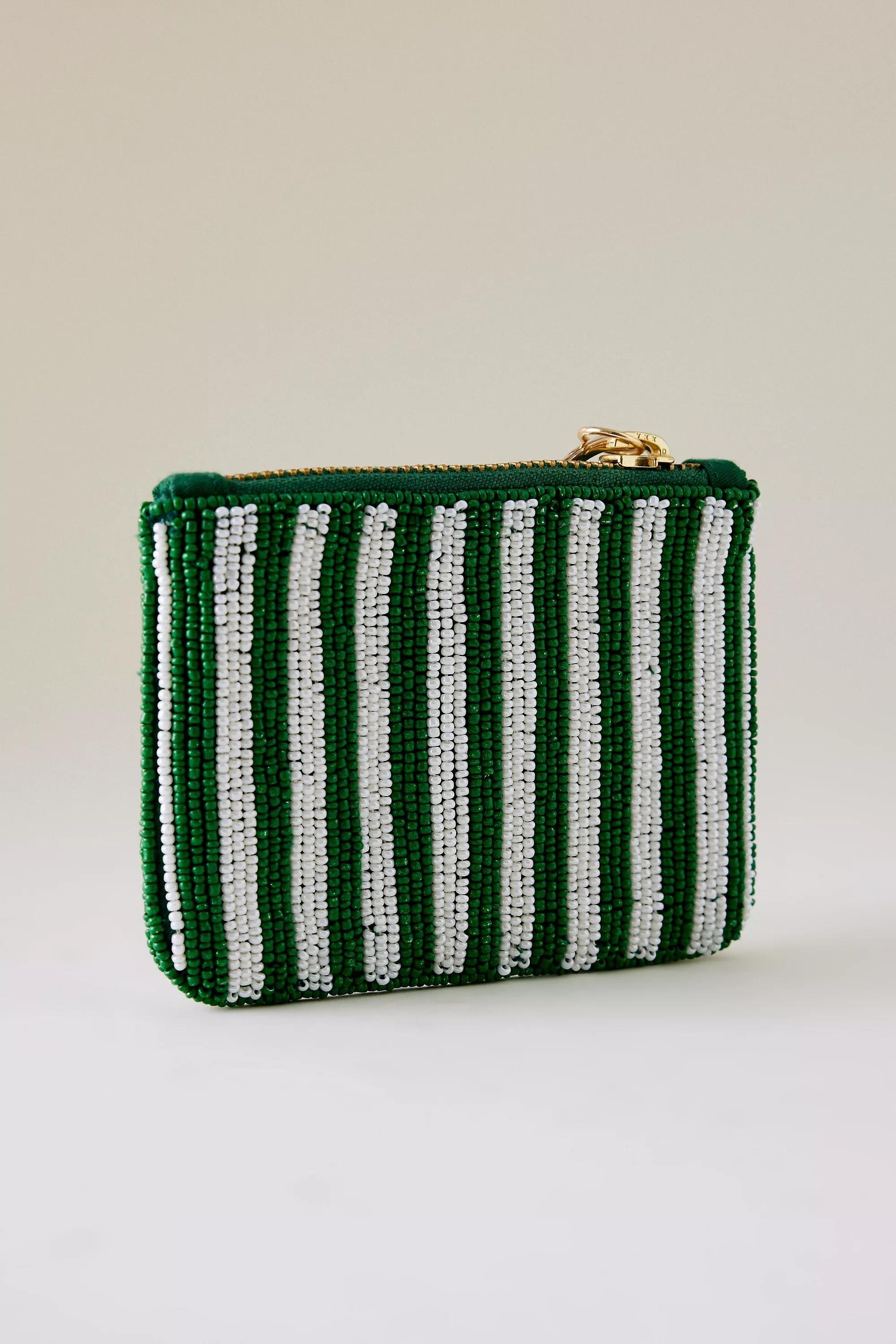 Beaded Purse Snowshoe Edition, Green, A501_0030, large image number 3