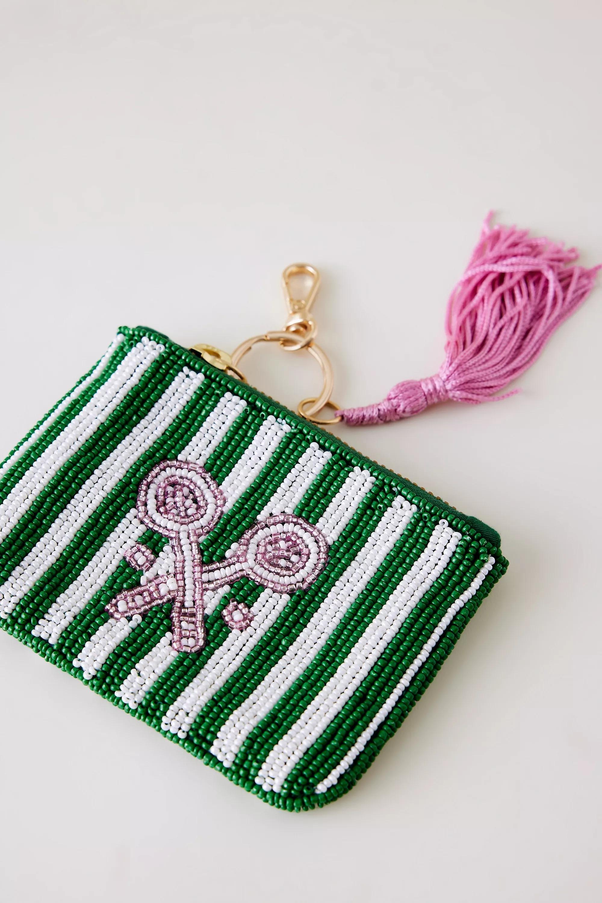 Beaded Purse Snowshoe Edition, Green, A501_0030, large image number 4