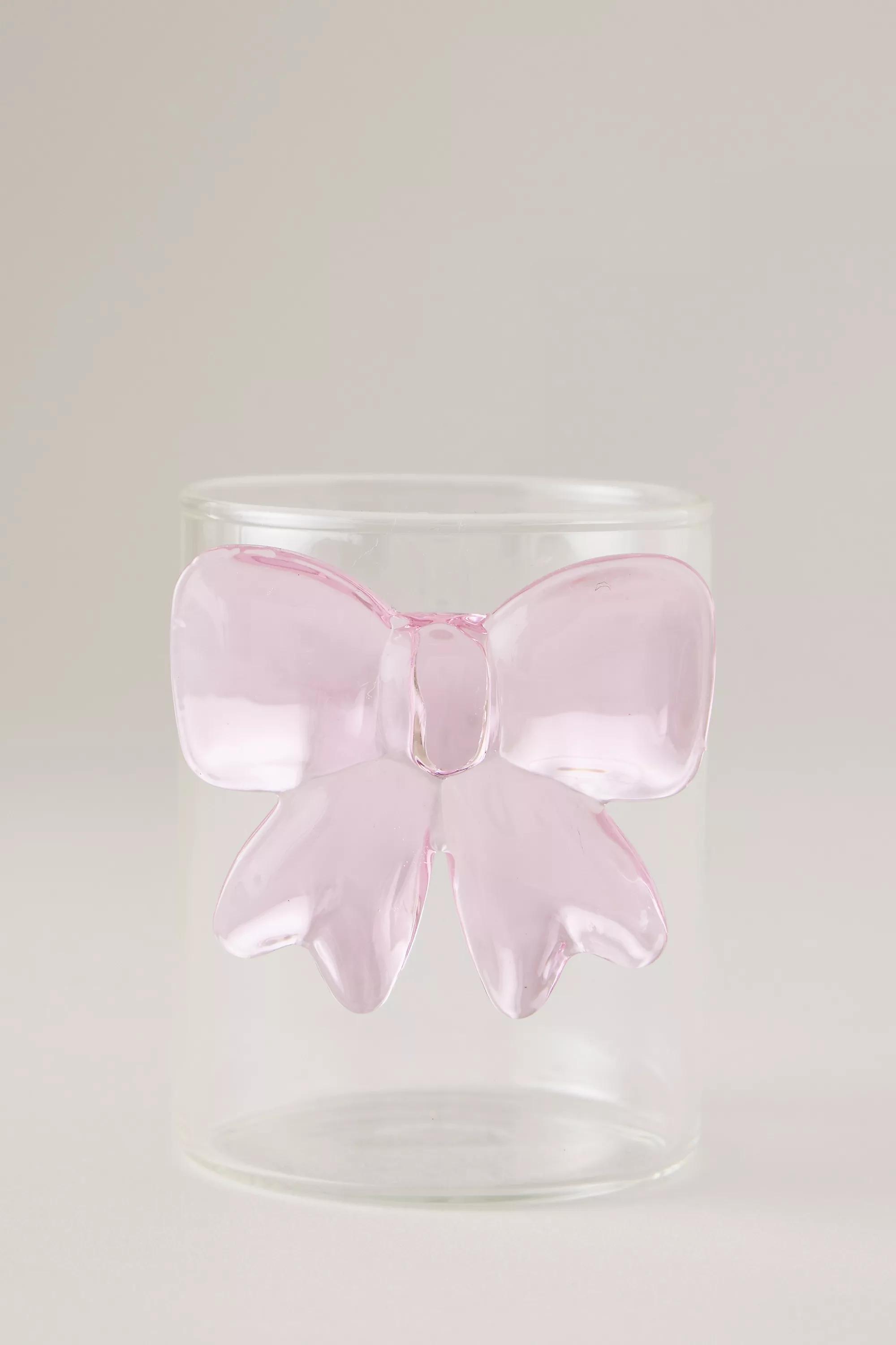 Lepelclub Bow Tumbler Glass, Pink, A501_0066, large image number 1