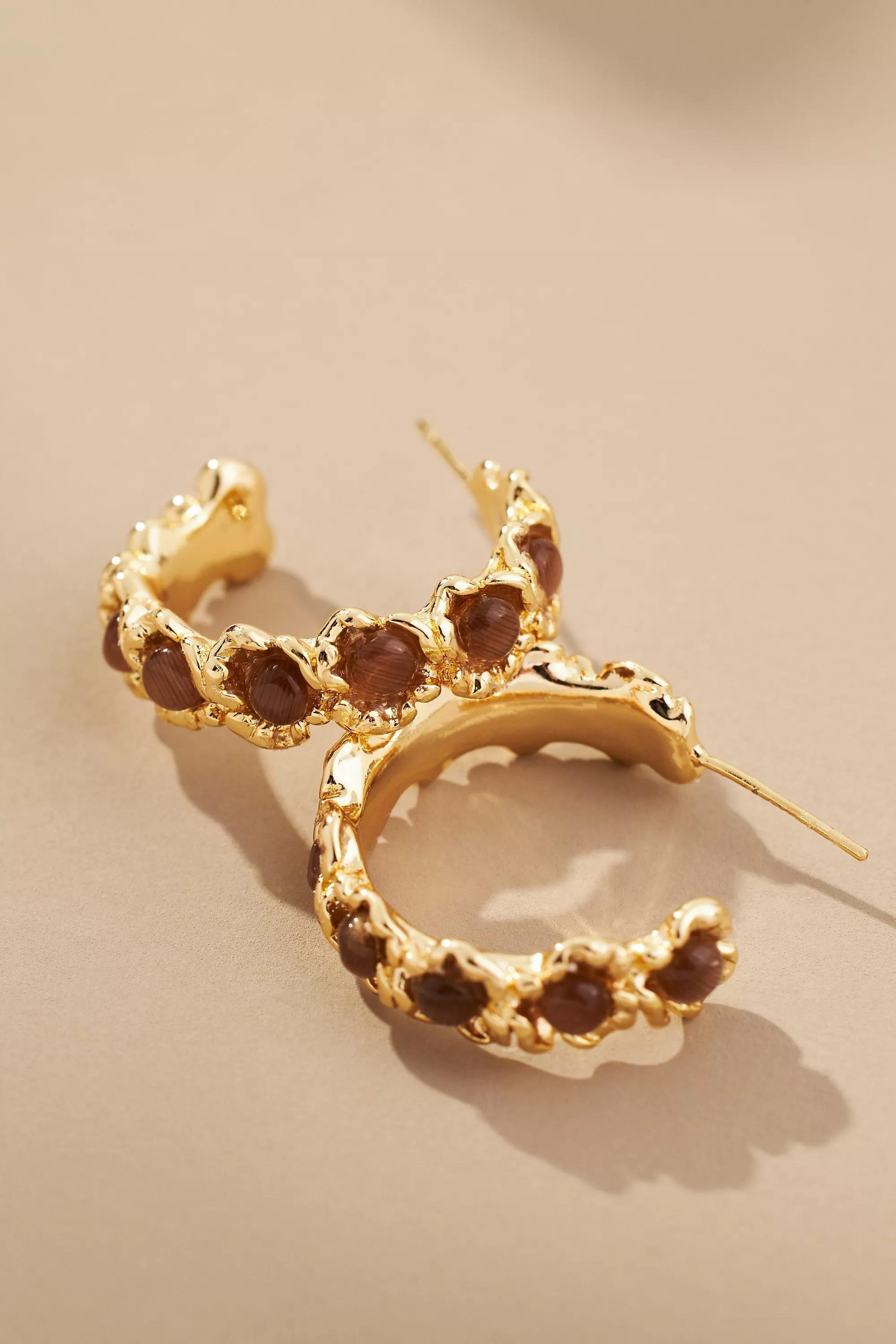 Anthropologie Hoop, 14K Gold, A501_0020, large image number 0