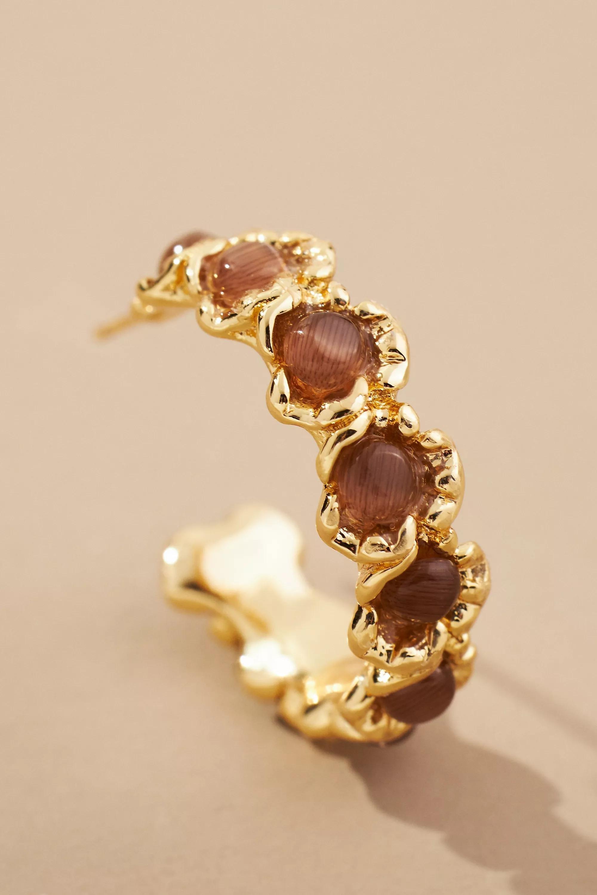 Anthropologie Hoop, 14K Gold, A501_0020, large image number 3