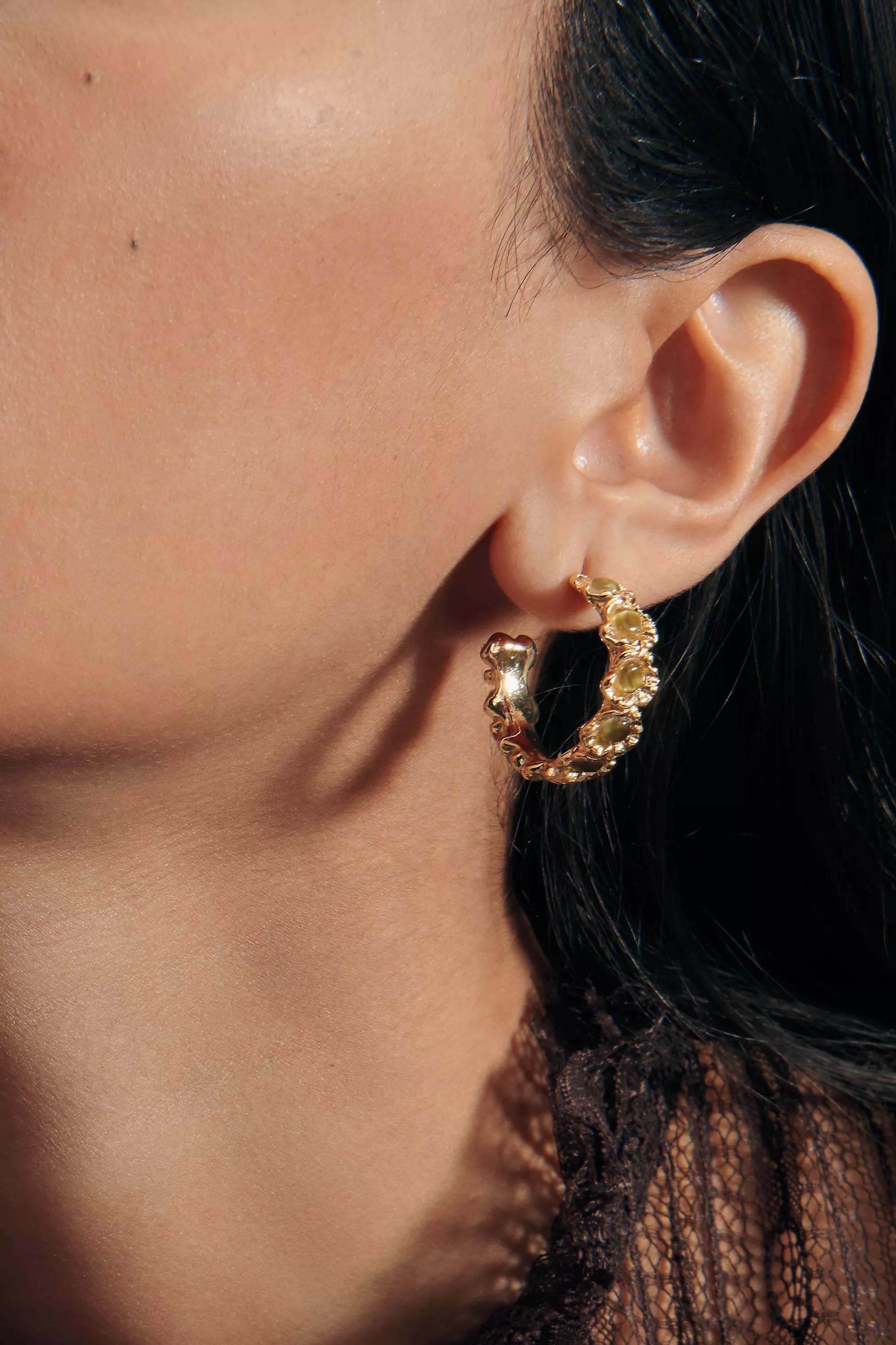 Anthropologie Hoop, 14K Gold, A501_0230, large image number 3