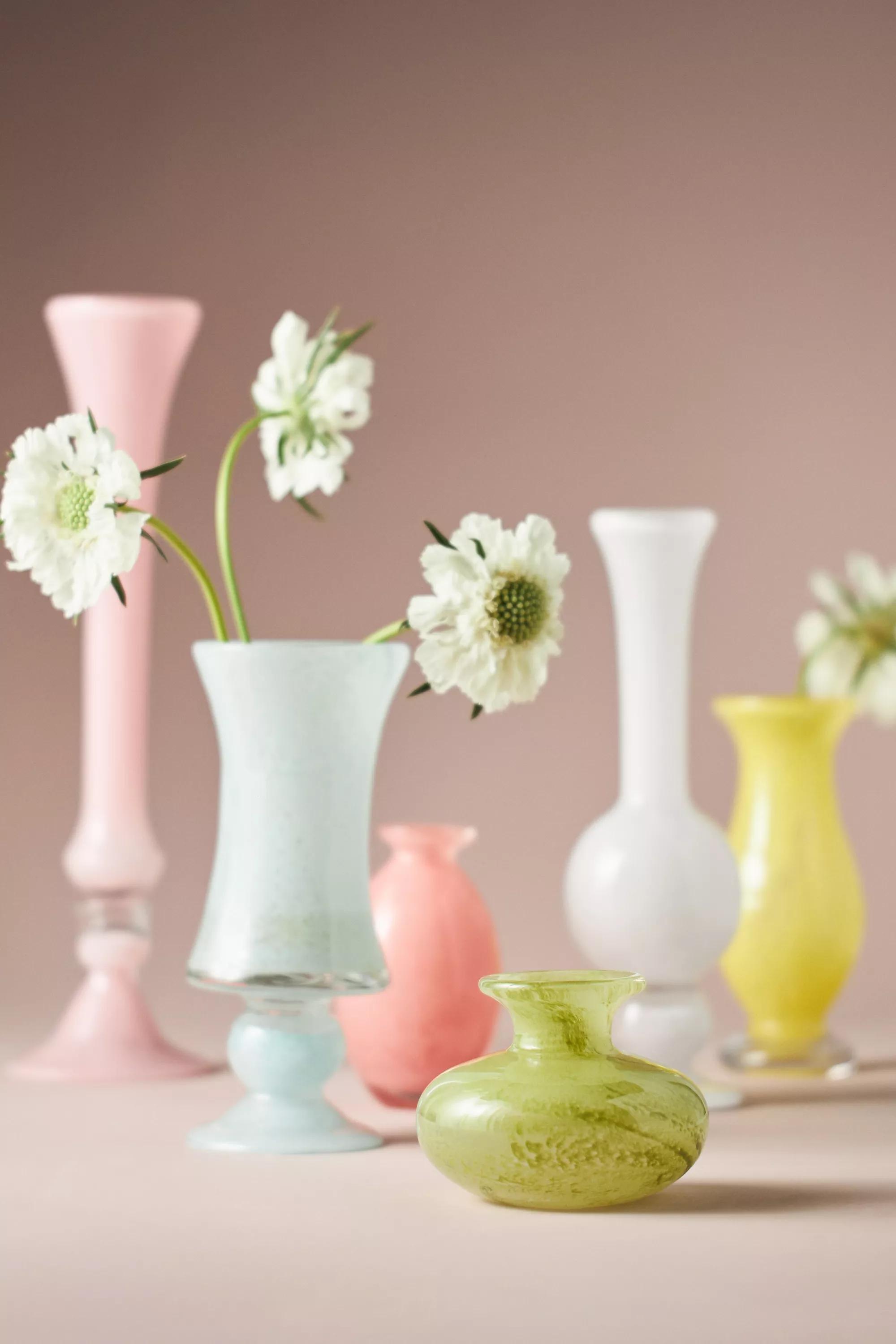 Bristol Soda Glass Bud Vase, Pink, A501_0066, large image number 3