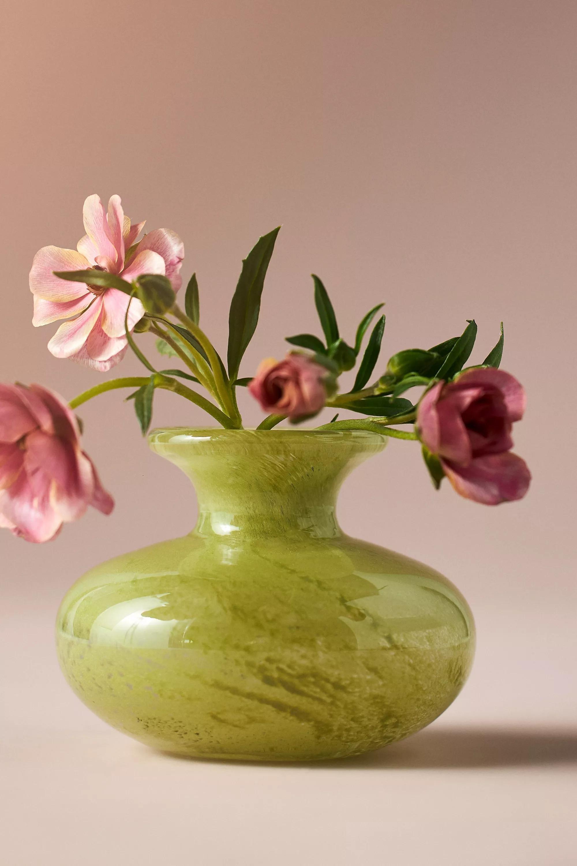 Bristol Soda Glass Bud Vase, Yellow, A501_0357, large image number 0