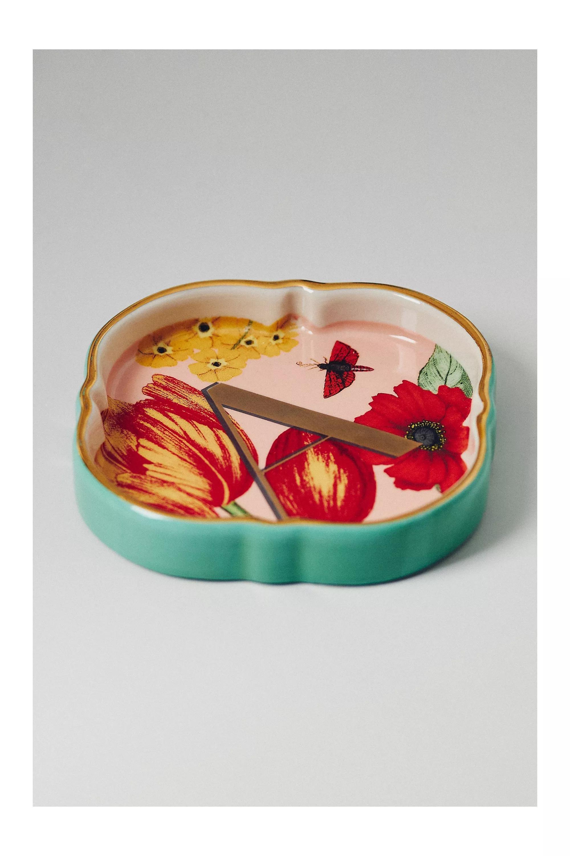 Eden Monogram Stoneware Trinket Dish, A501_0901, medium