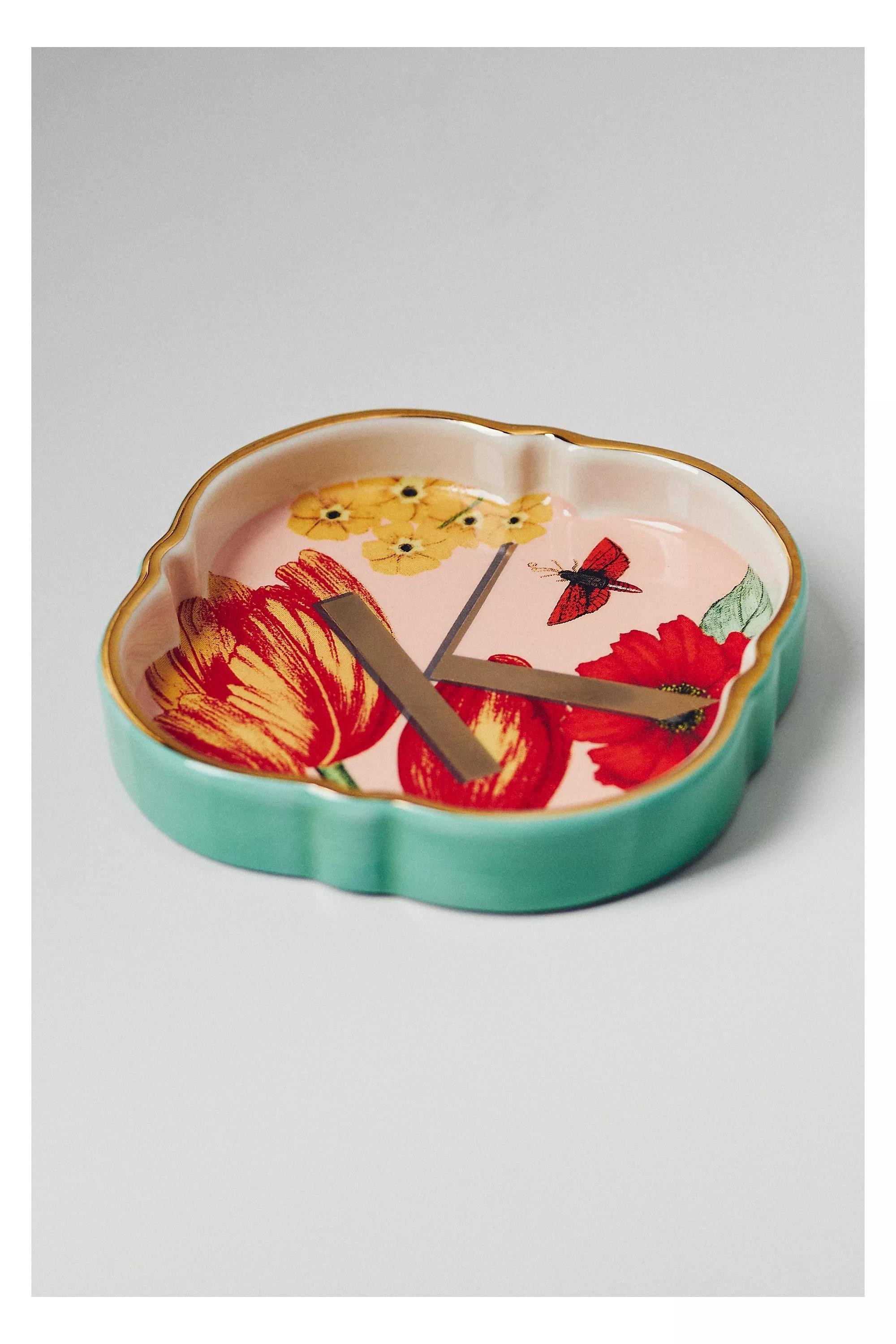 K Eden Monogram Stoneware Trinket Dish, Multicolour, A501_0911, large image number 0