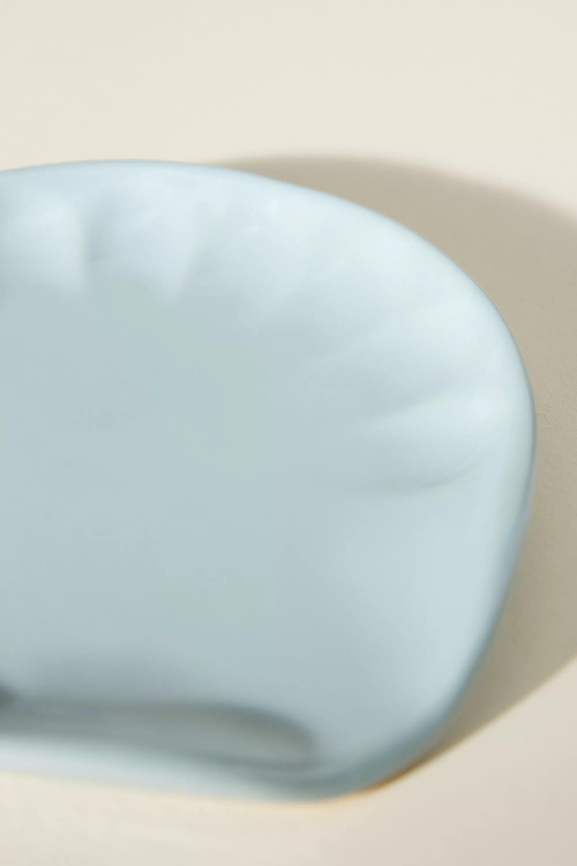 Stoneware Spoon Rest, Blue, A501_0097, large image number 3