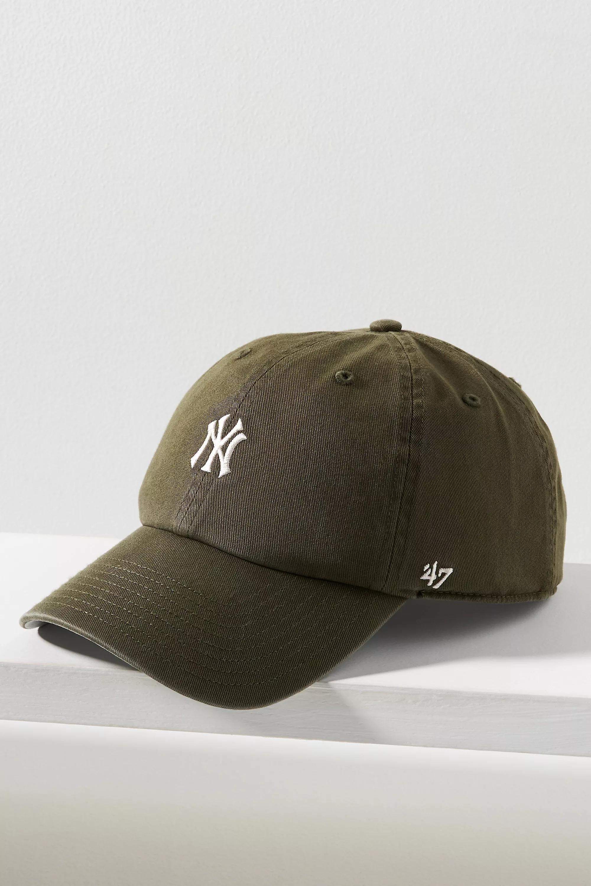 Yankees Mini Logo Baseball Cap, Red, A501_0031, large image number 0