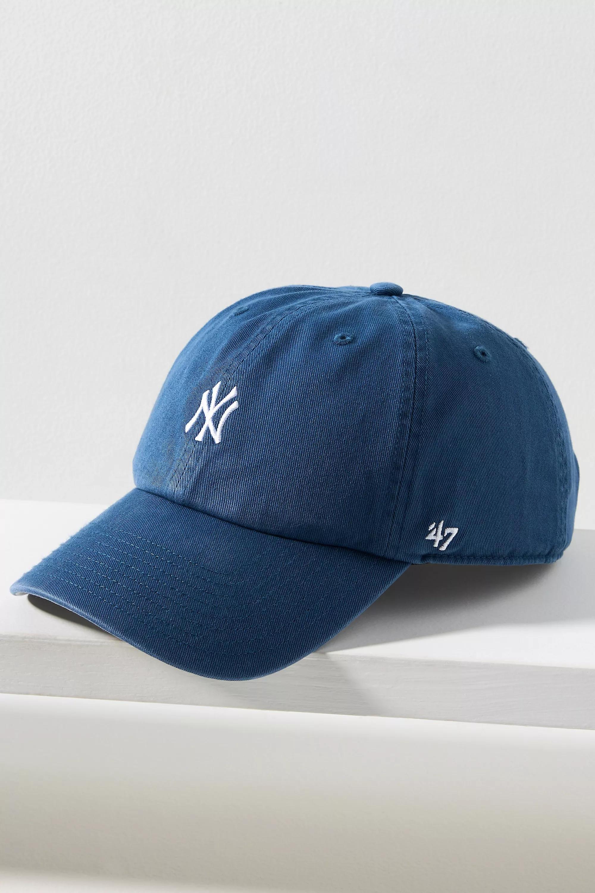 Yankees Mini Logo Baseball Cap, Blue, A501_0040, large image number 0