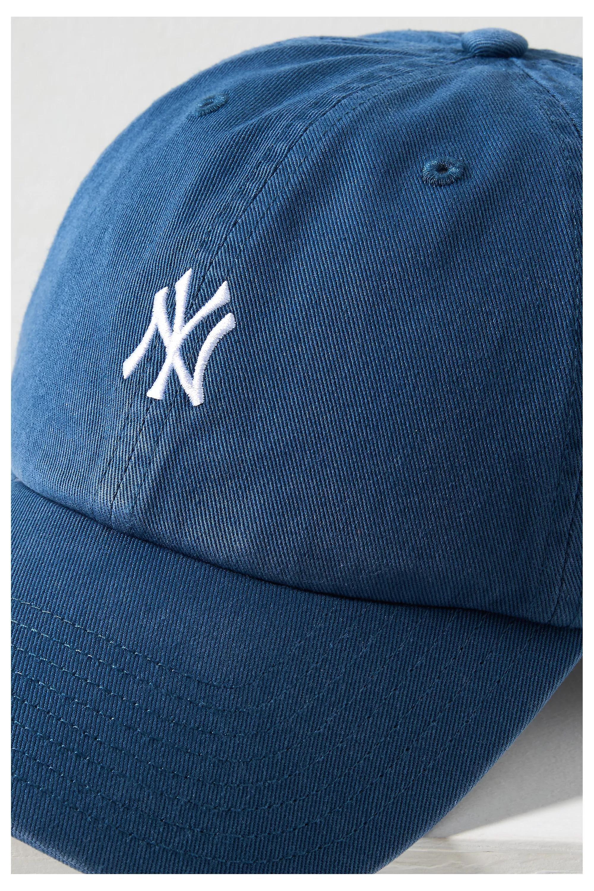 Yankees Mini Logo Baseball Cap, Blue, A501_0040, large image number 2