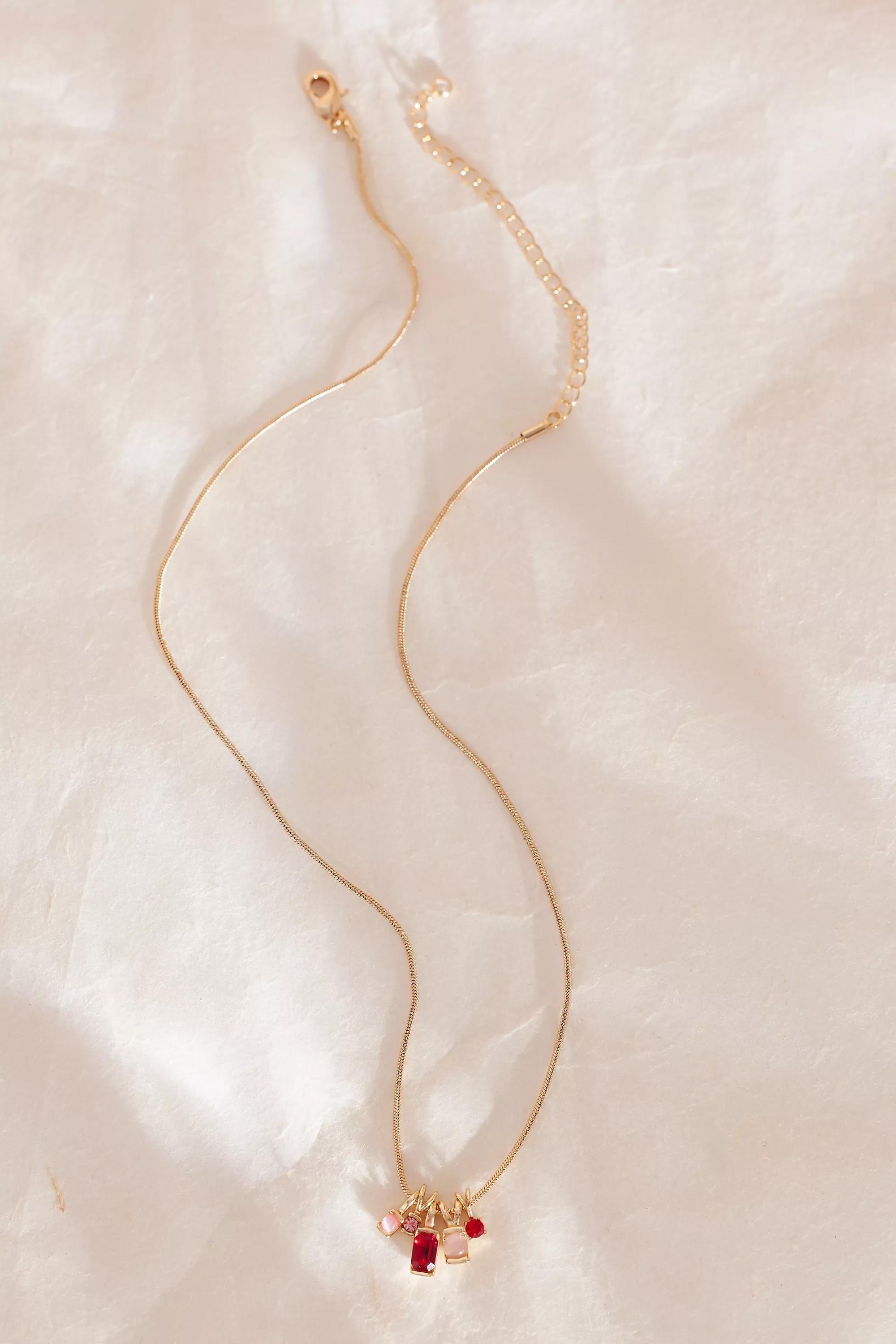 Anthropologie Chain Necklace, Brown, A501_0060, large image number 0
