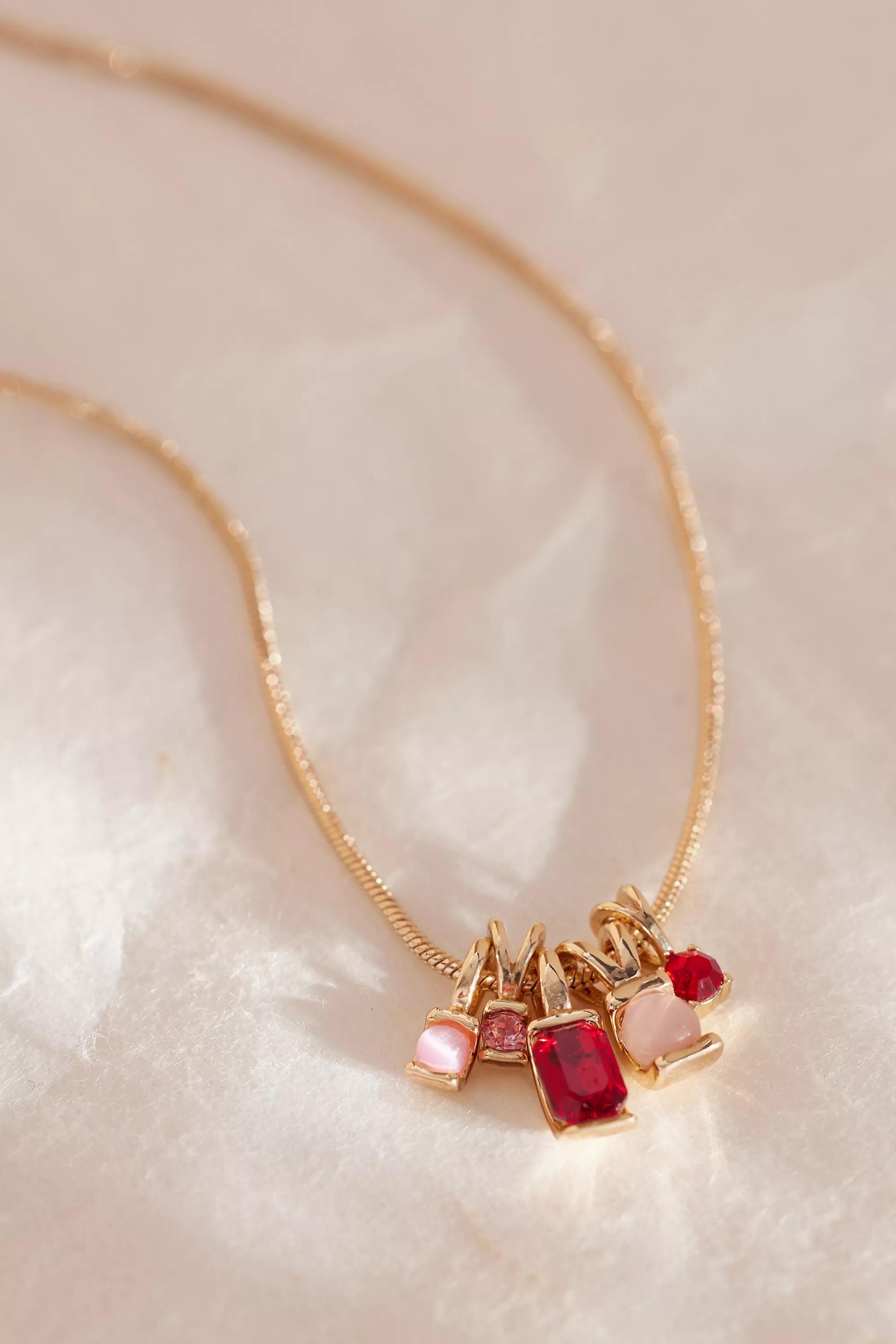 Anthropologie Chain Necklace, Brown, A501_0060, large image number 3