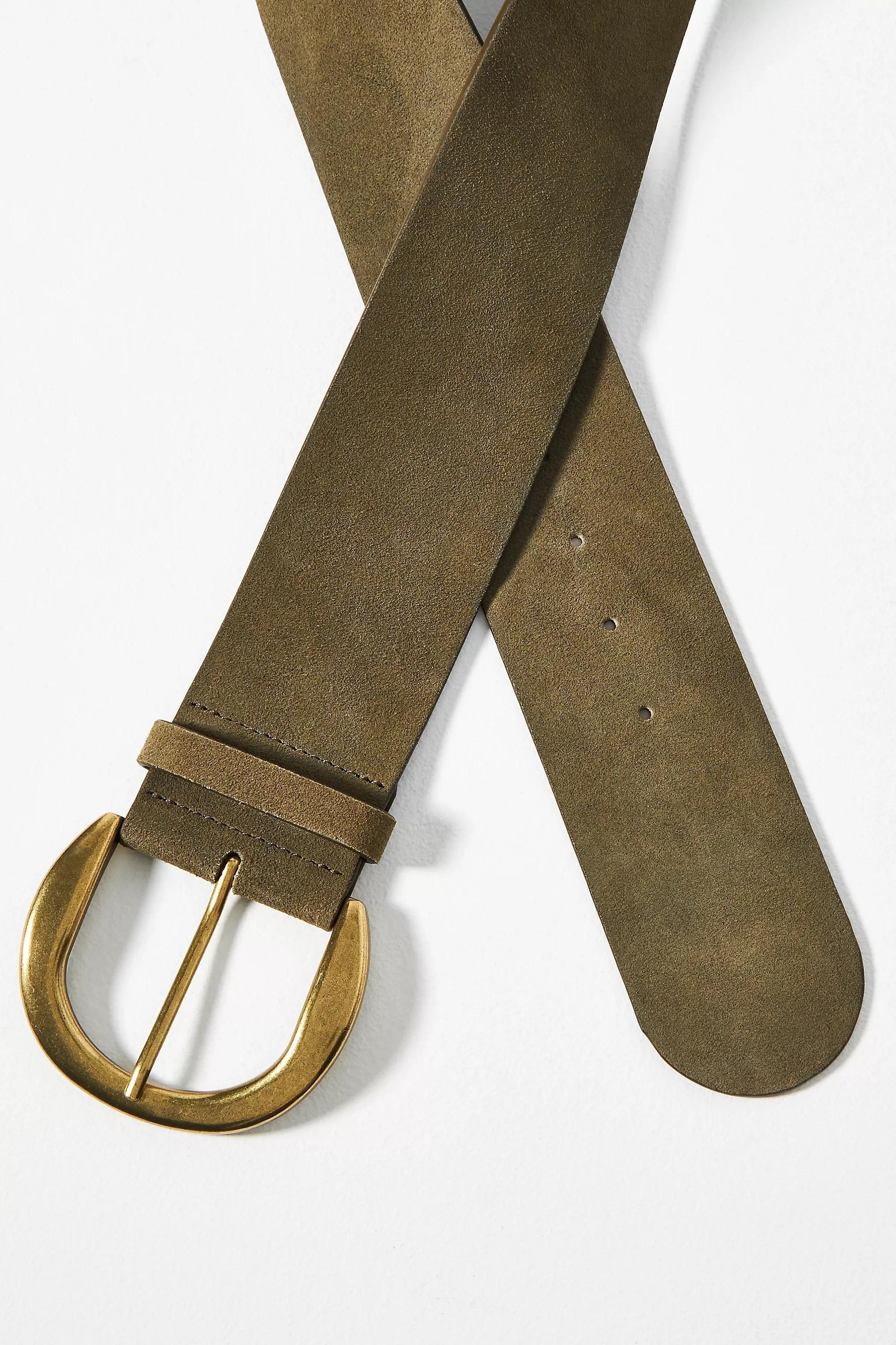 Anthropologie Wide Belt, Green, , large image number 1