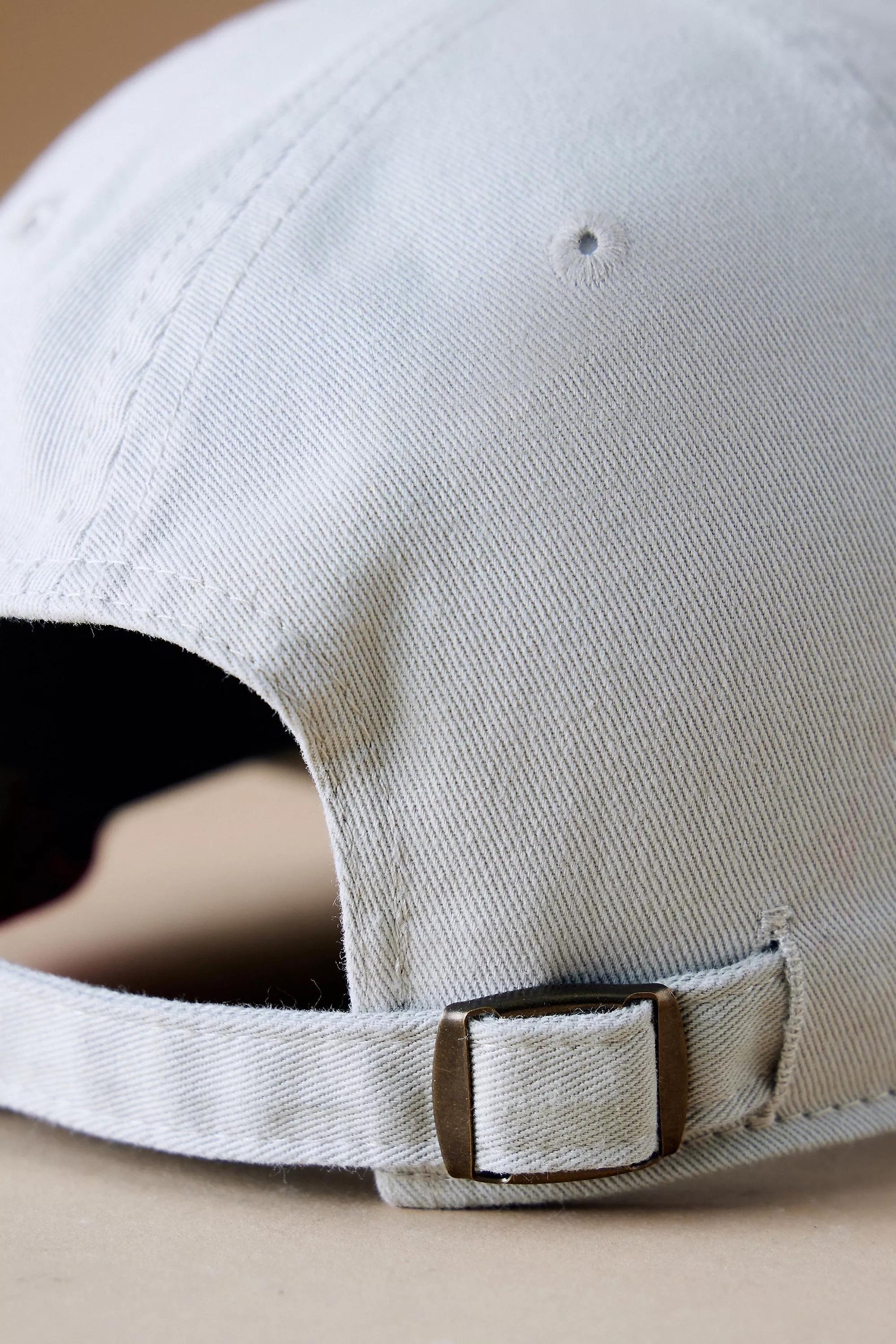 Anthropologie Embroidered Baseball Cap, White, A501_0014, large image number 2