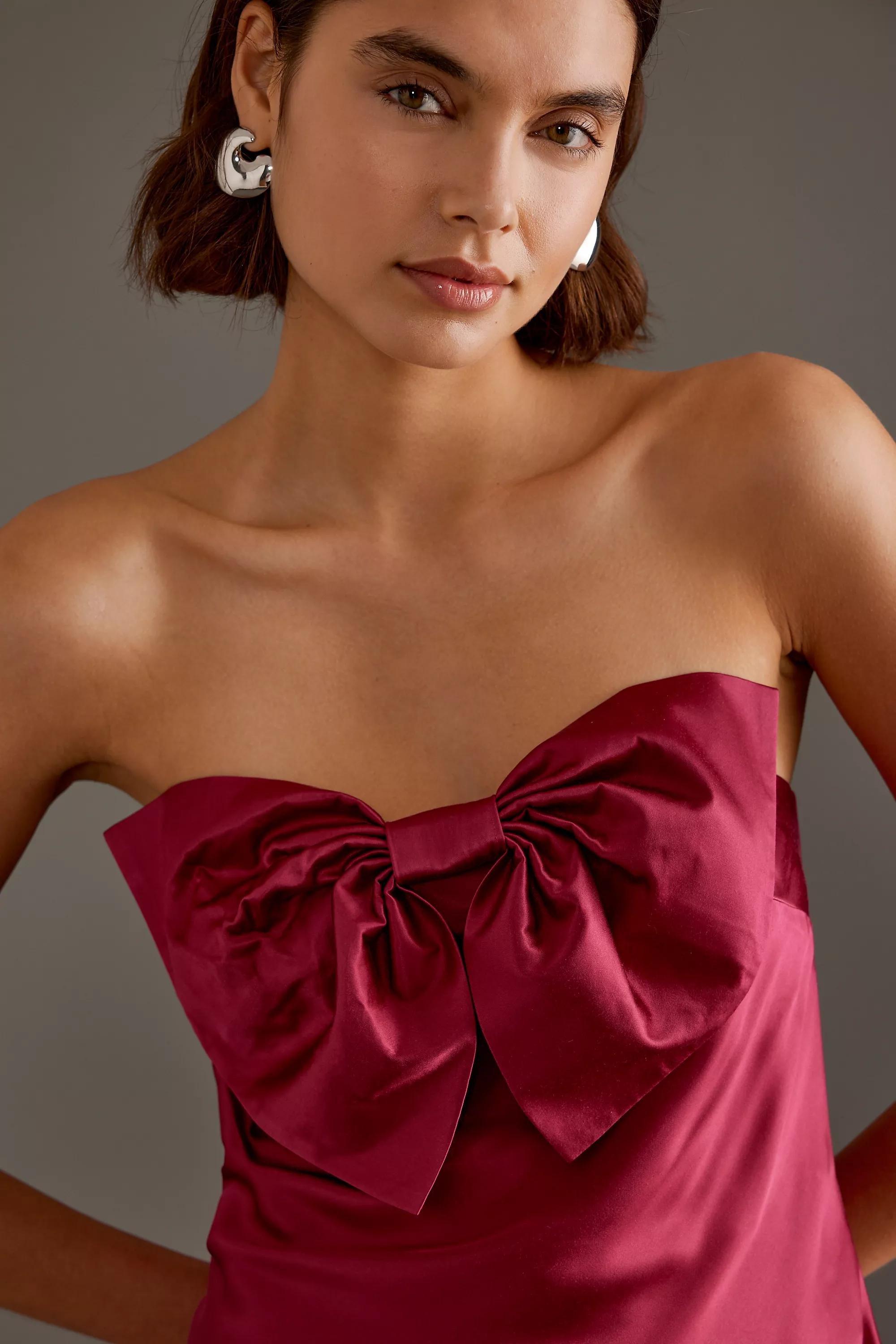 Anthropologie Satin Finish Blouse, Pink, , large image number 2
