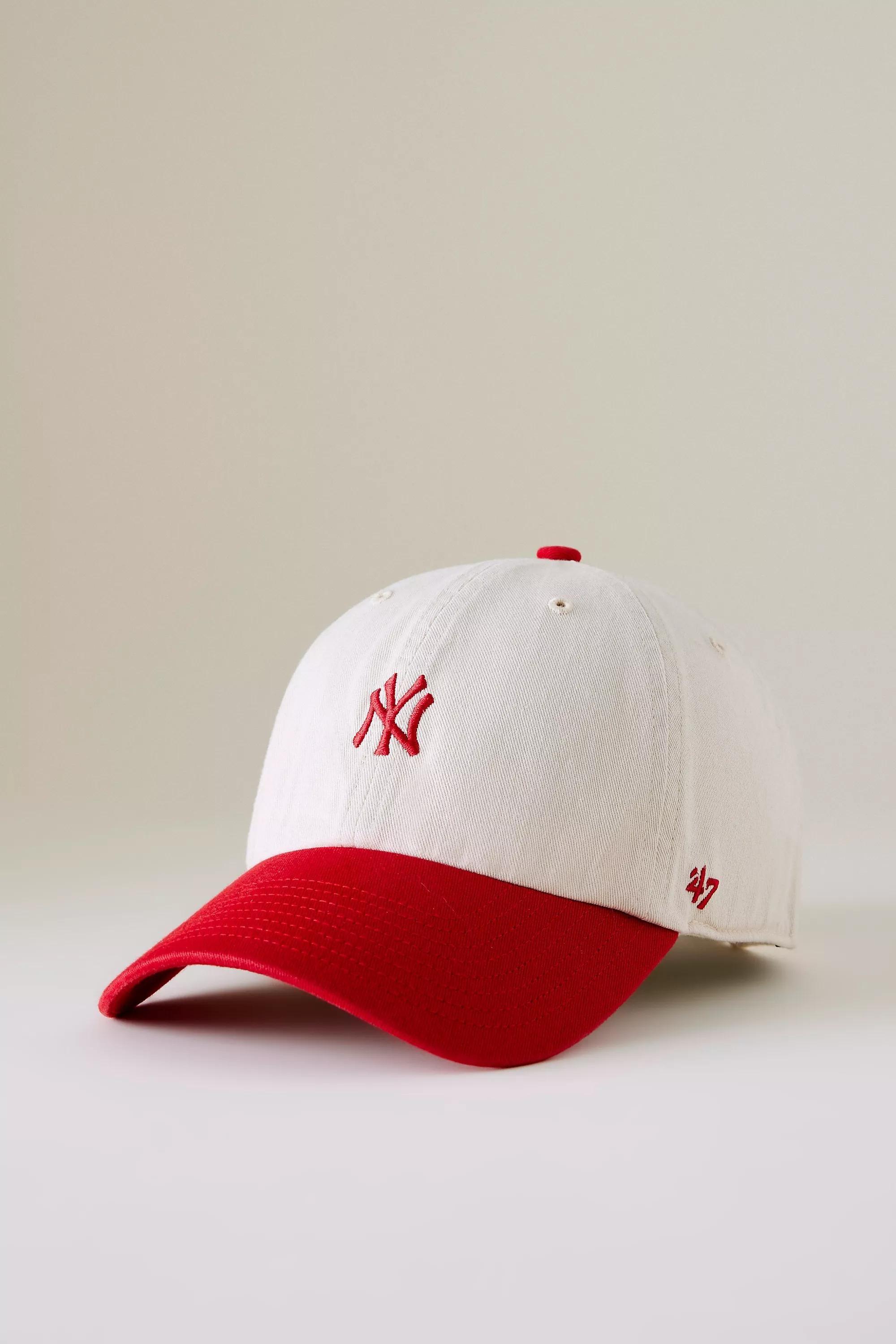 Anthropologie Embroidered Baseball Cap, Red, A501_0060, large image number 0