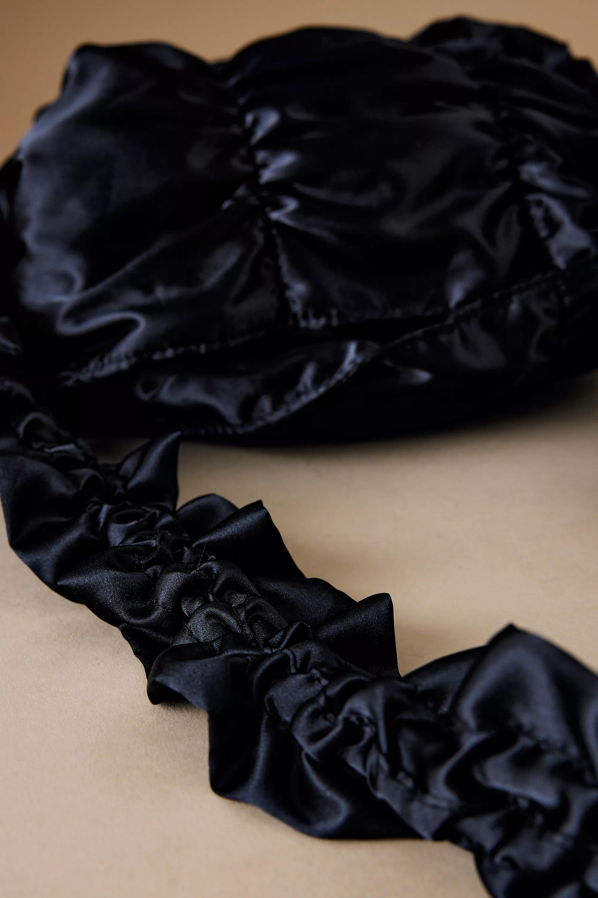 Anthropologie Ruched Handmade, Black, A501_0001, medium