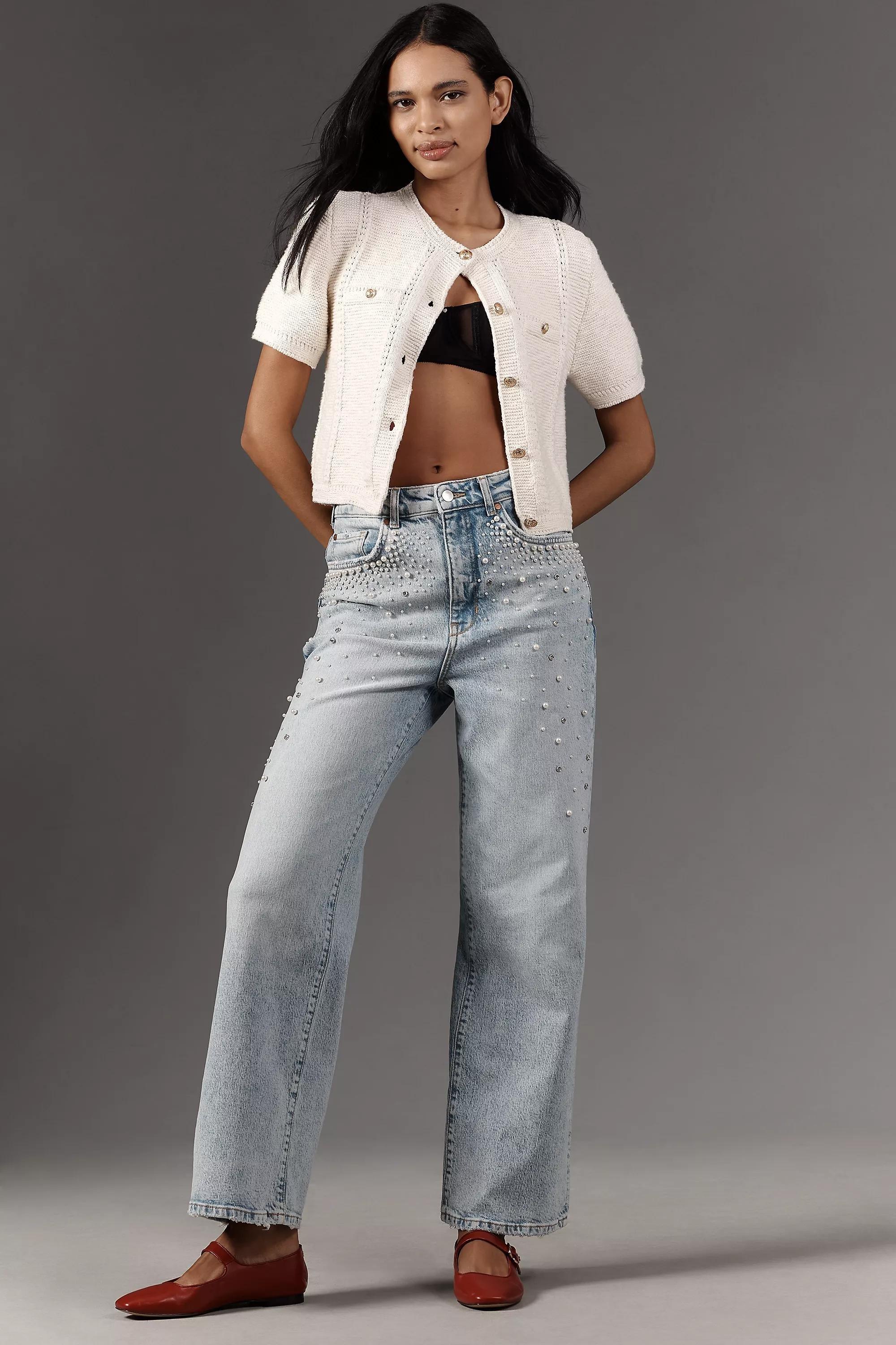 Anthropologie ed Denim Wide-Leg, Blue, Blue, large image number 0