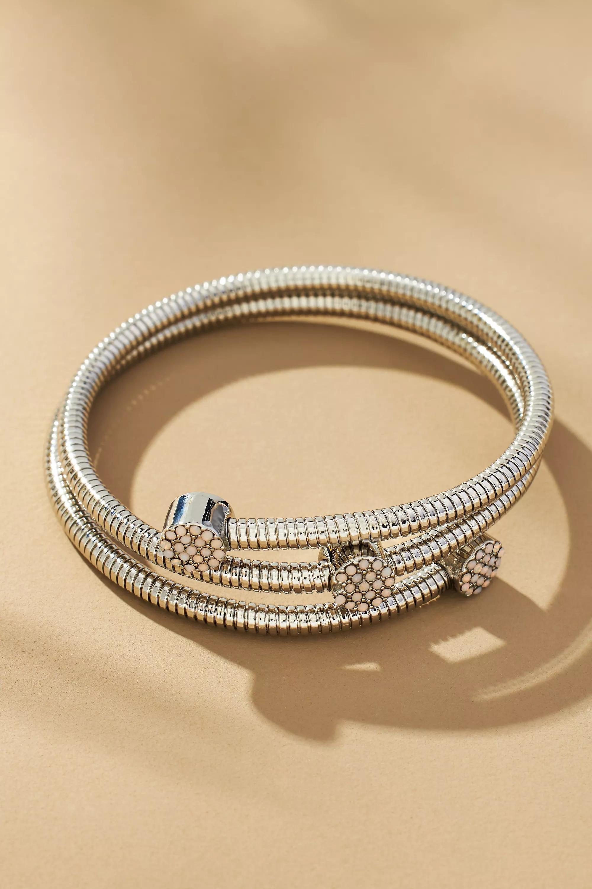 Anthropologie Bangle, Silver, A501_0007, large image number 0
