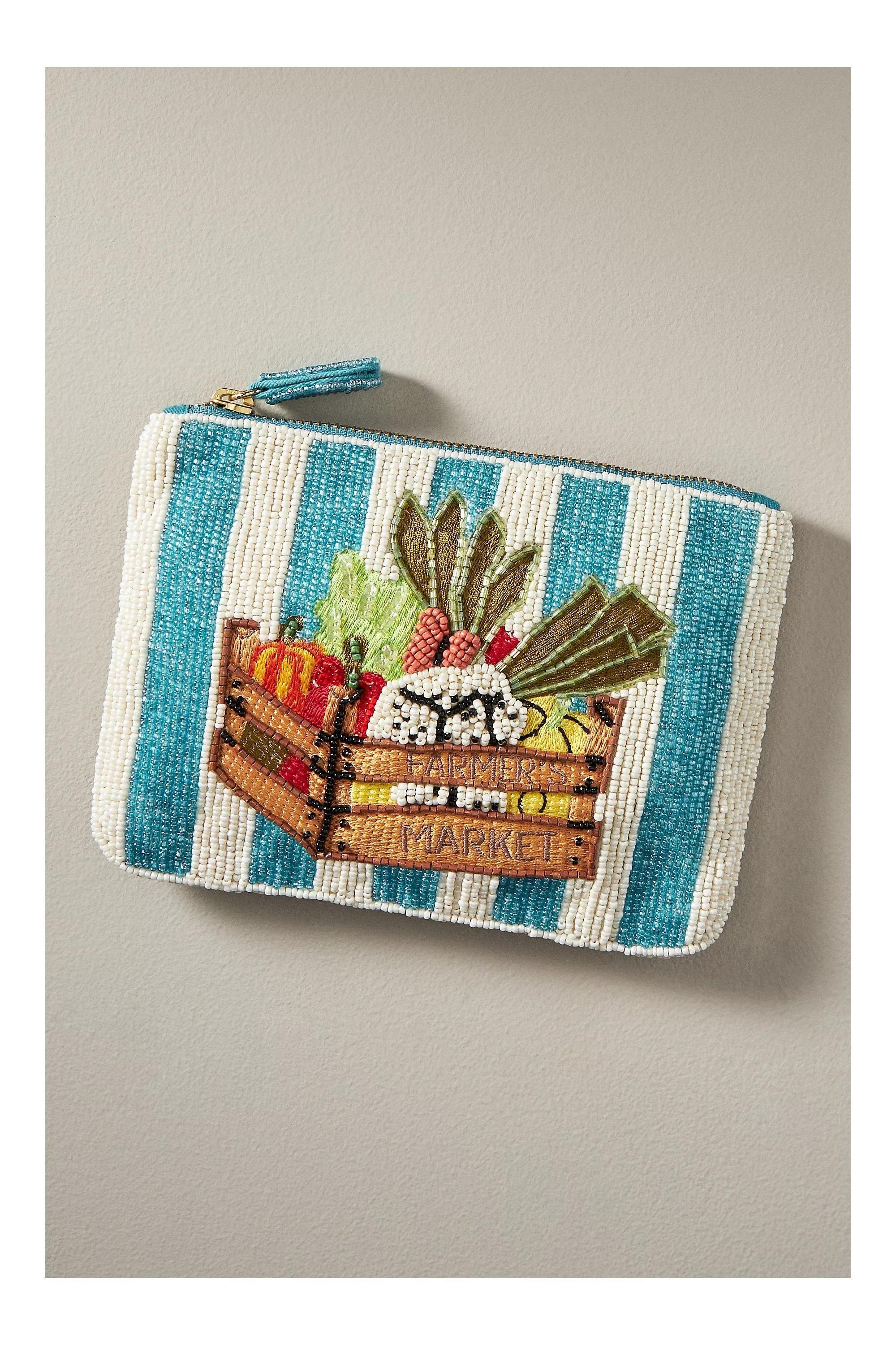 Beaded Coin Pouch, Multicolour, A501_0049, large image number 0