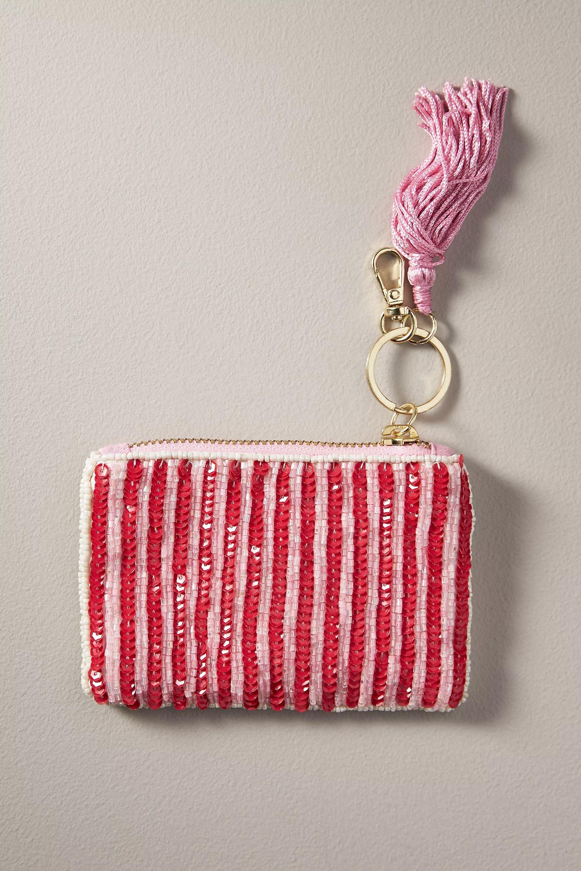 ROSE Beaded Flat Pouch: Garden Party Edition, A501_0065, large image number 3