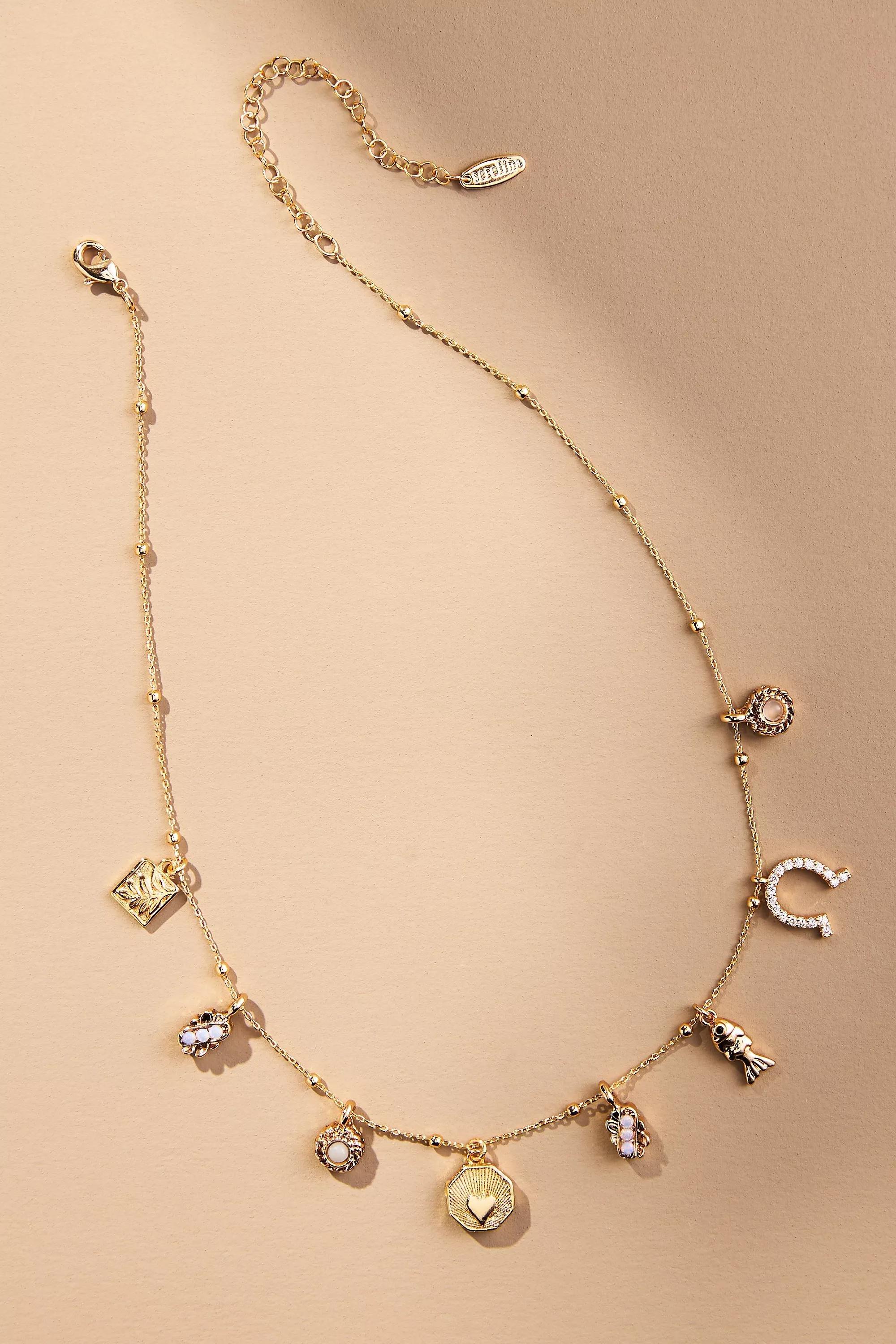 Anthropologie Necklace Chain, Gold, A501_0070, large image number 0