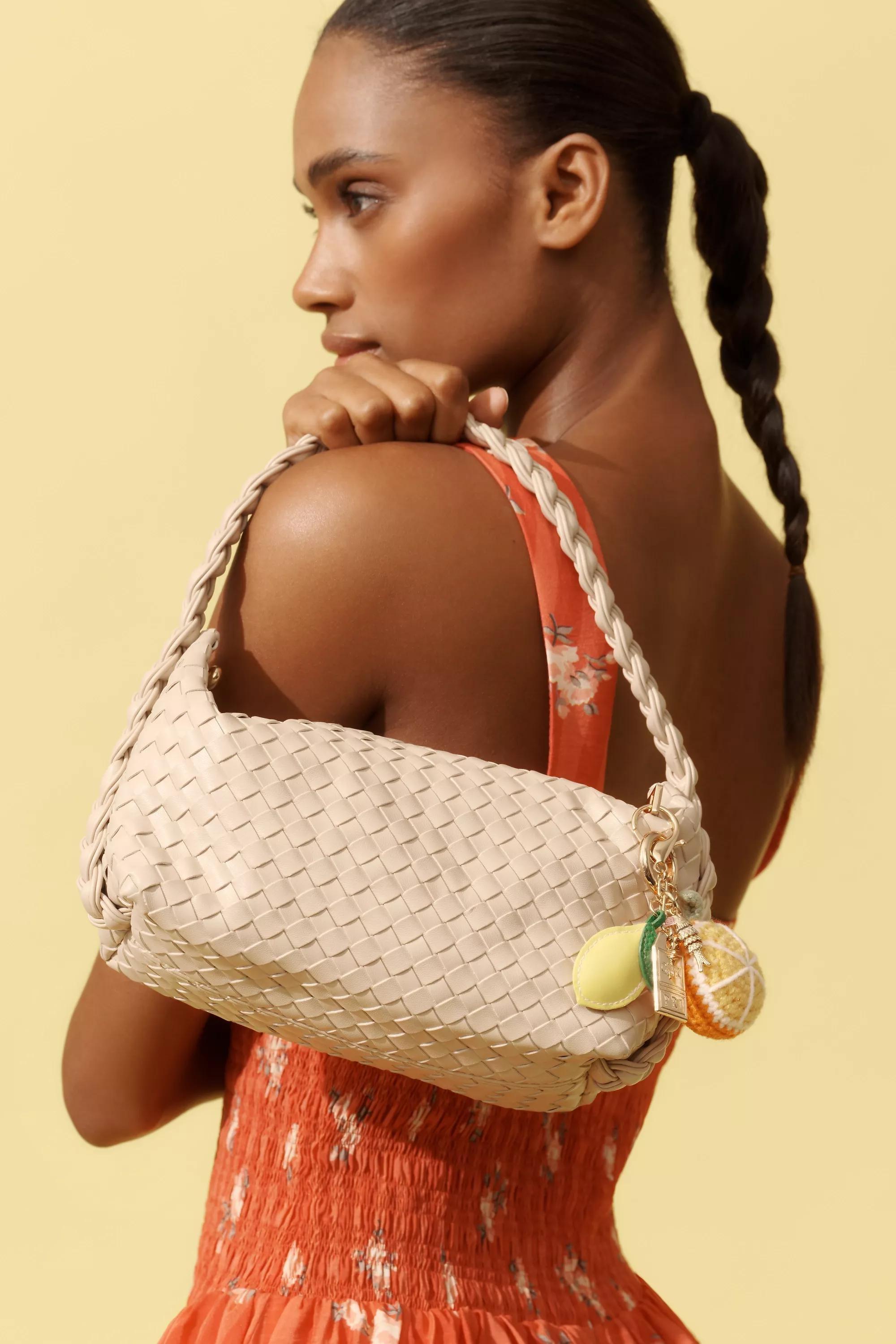 Anthropologie Handmade Bag, Orange, A501_0080, large image number 2