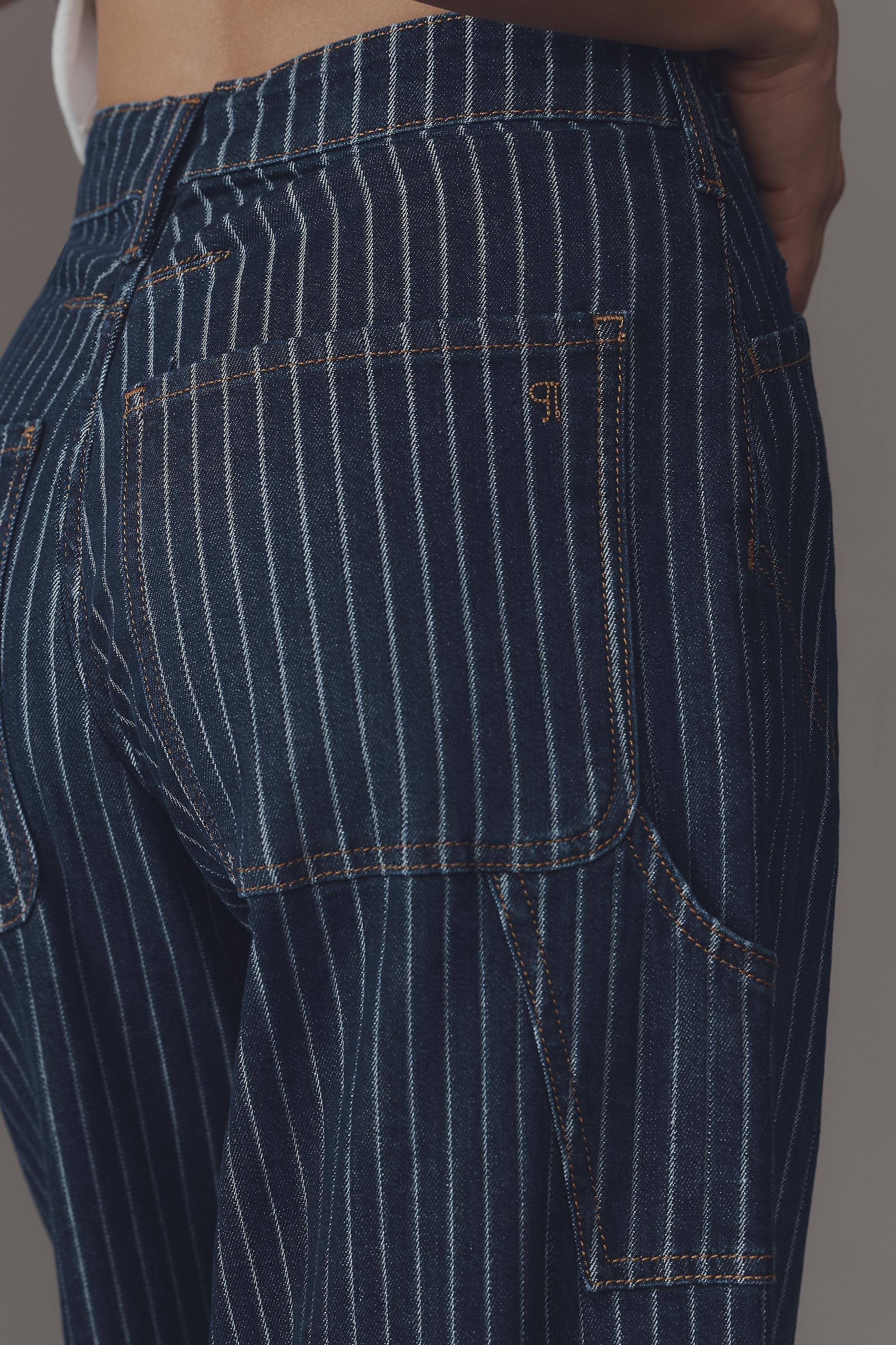 The Kayden High-Rise Carpenter Barrel Jeans By Pilcro, Navy, A501_0091, large image number 5