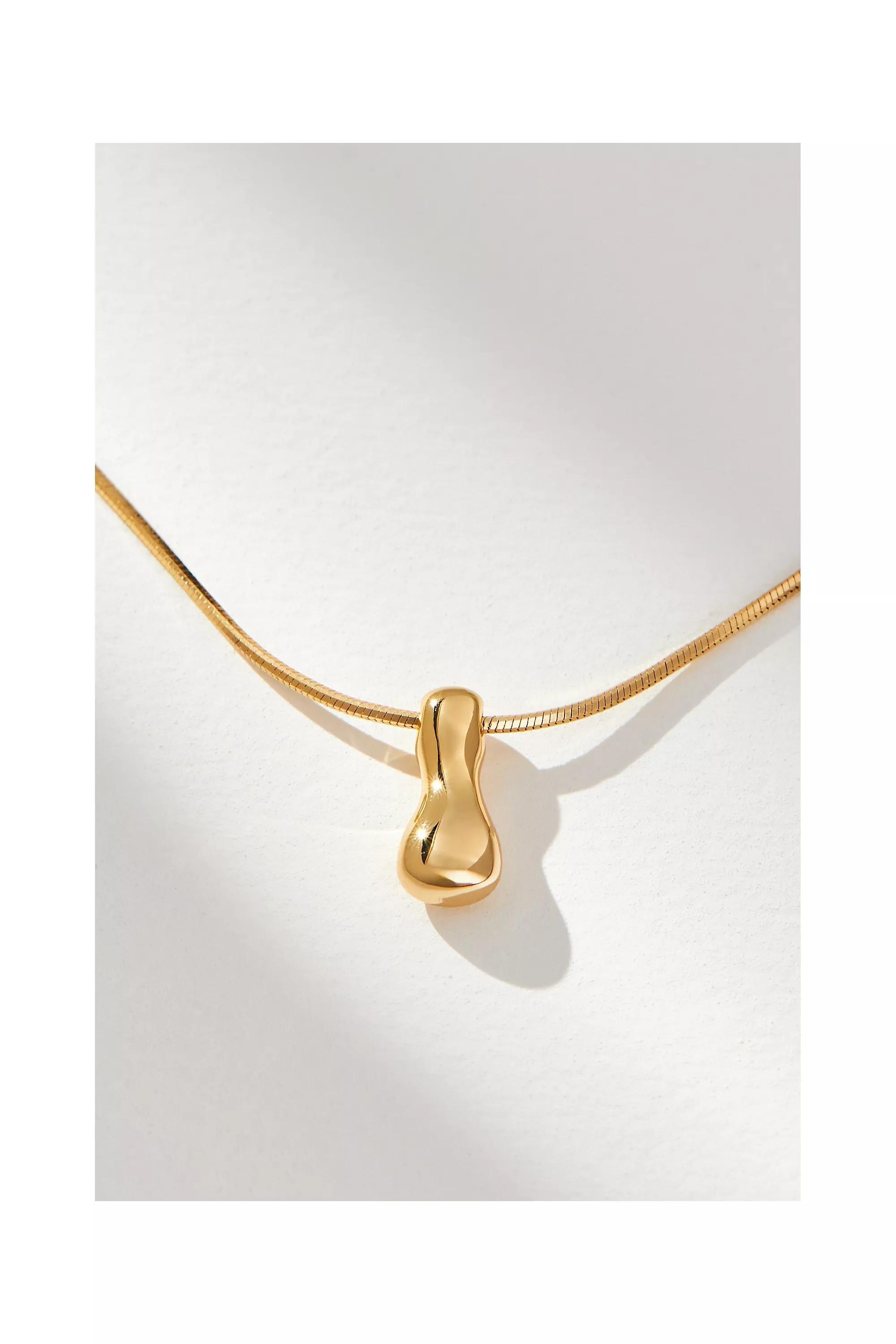 Anthropologie Pendant Necklace, Gold, A501_0909, large image number 0