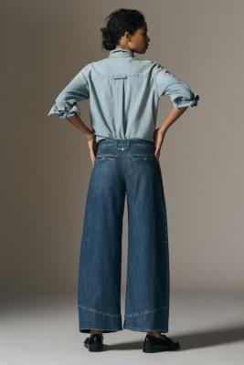 Anthropologie ed Denim Wide-Leg, Blue, A501_0093, large image number 6