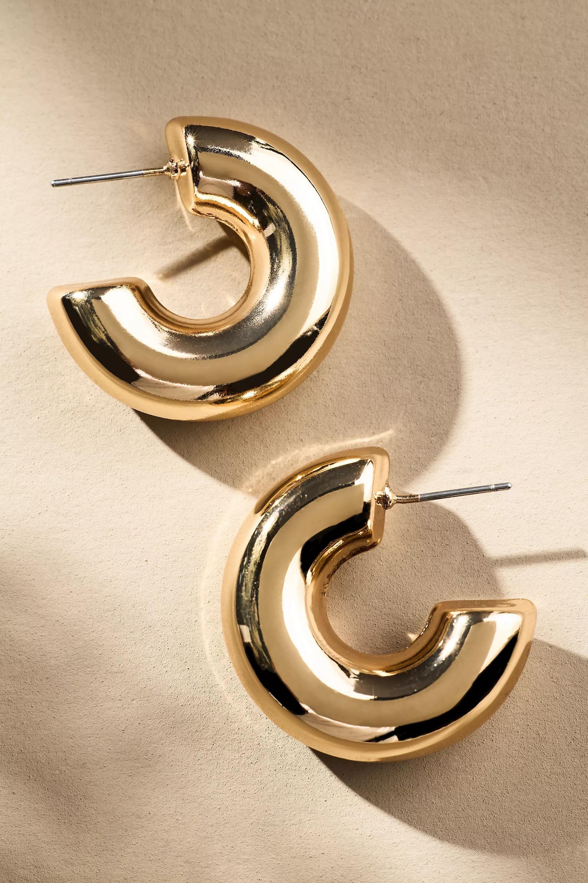 Anthropologie Hoop, Gold, A501_0070, large image number 0