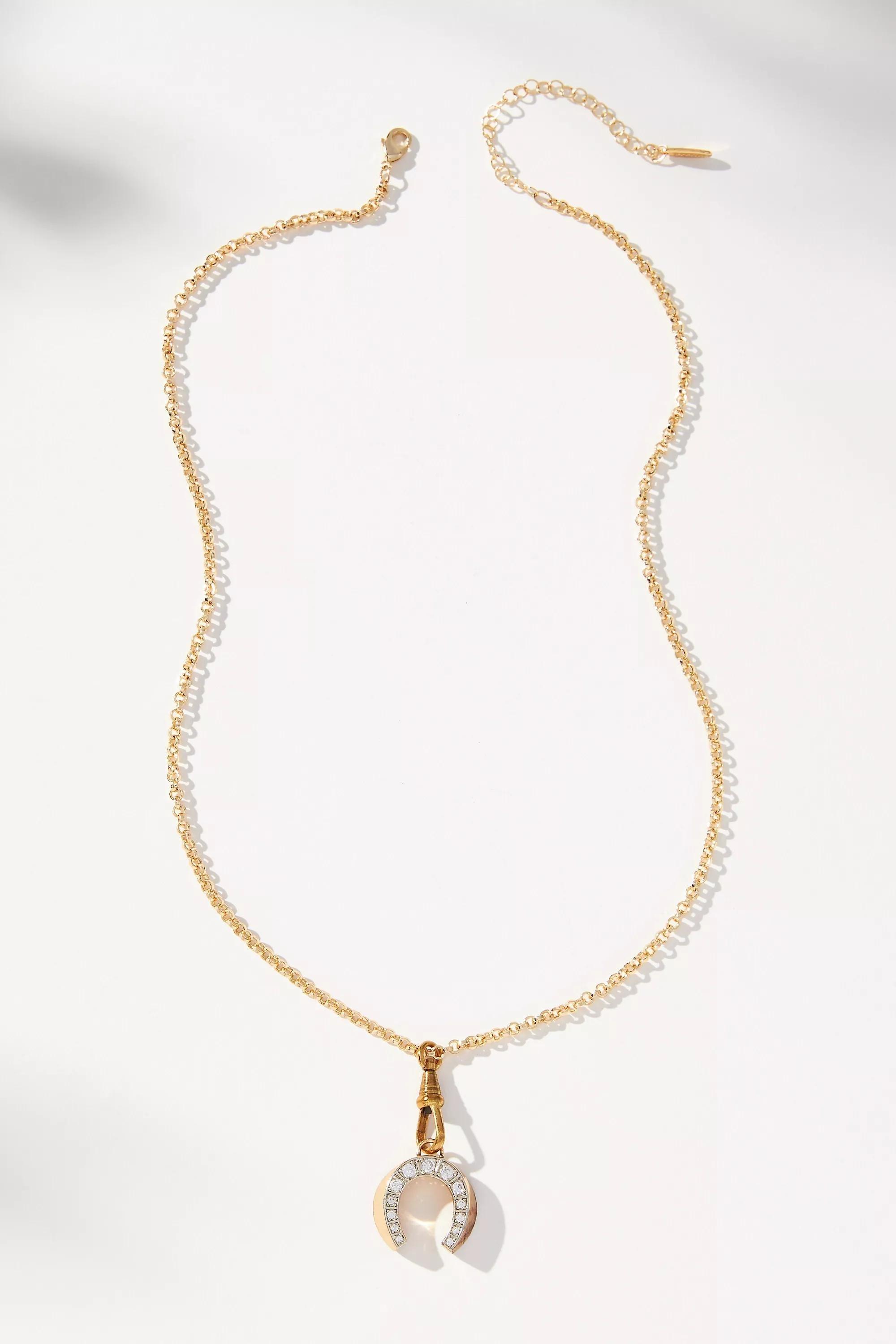 Anthropologie Pendant, Gold, A501_0070, large image number 0