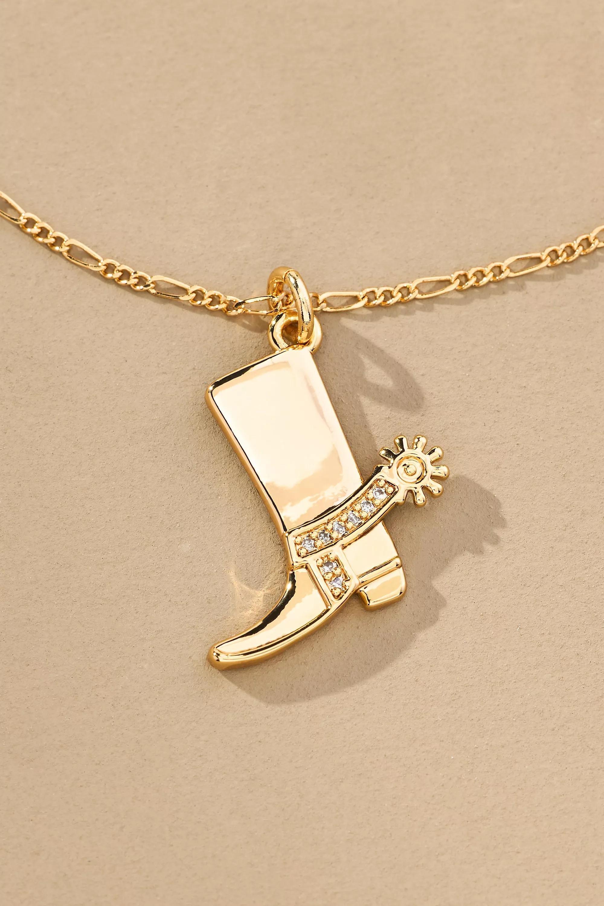 Anthropologie Pendant, Gold, A501_0070, large image number 3