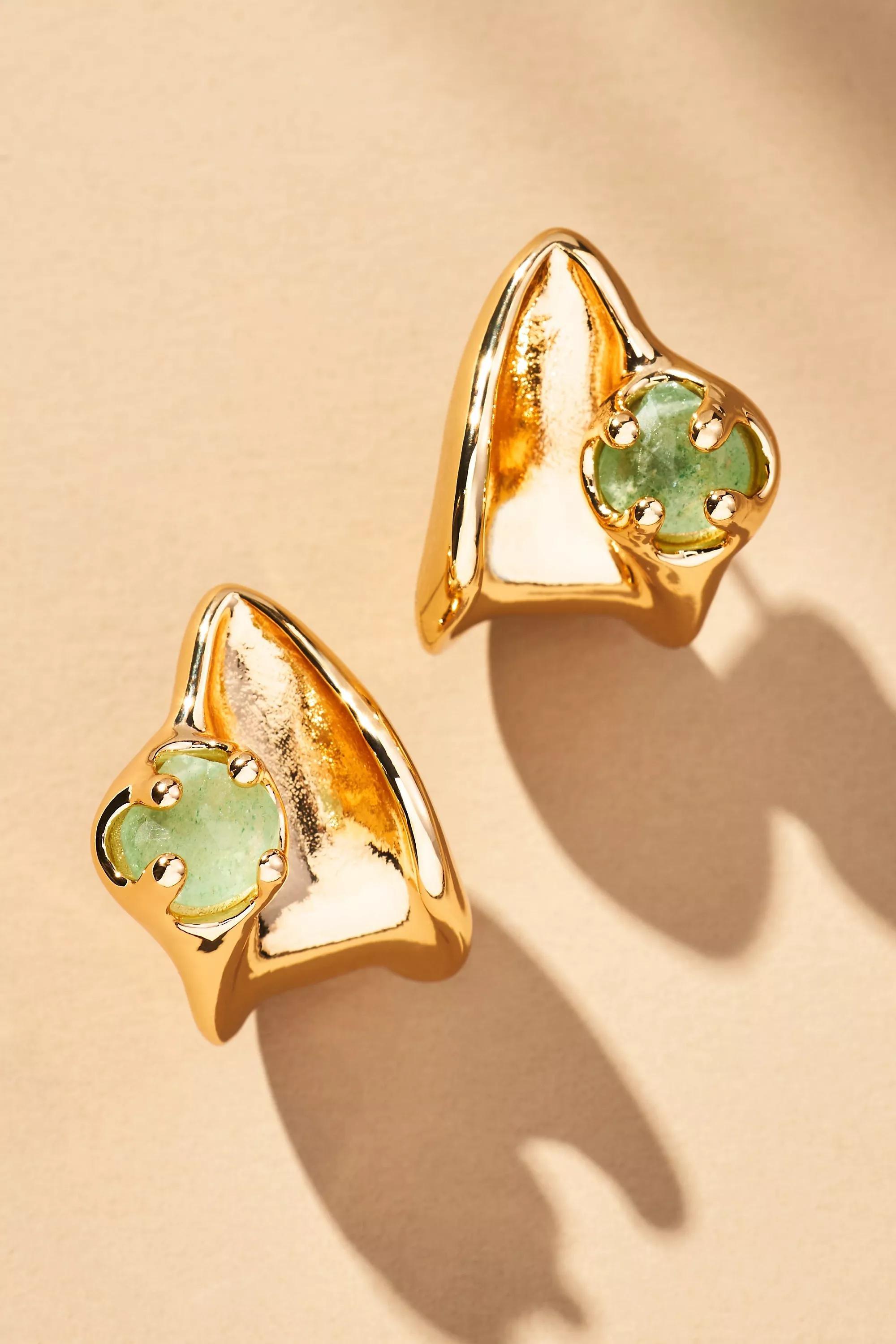 Anthropologie Asymmetric, 14K Green, A501_0030, large image number 0