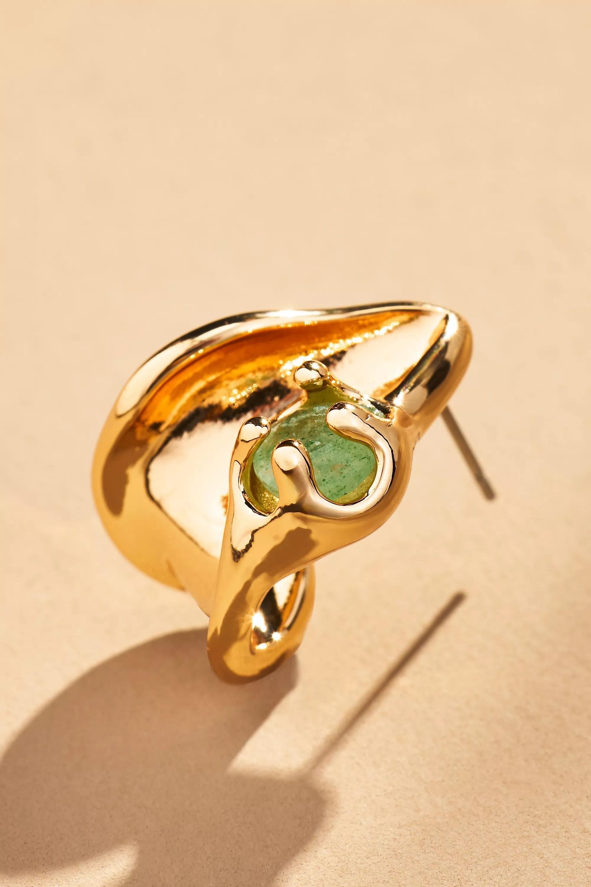 Anthropologie Asymmetric, 14K Green, A501_0030, large image number 1