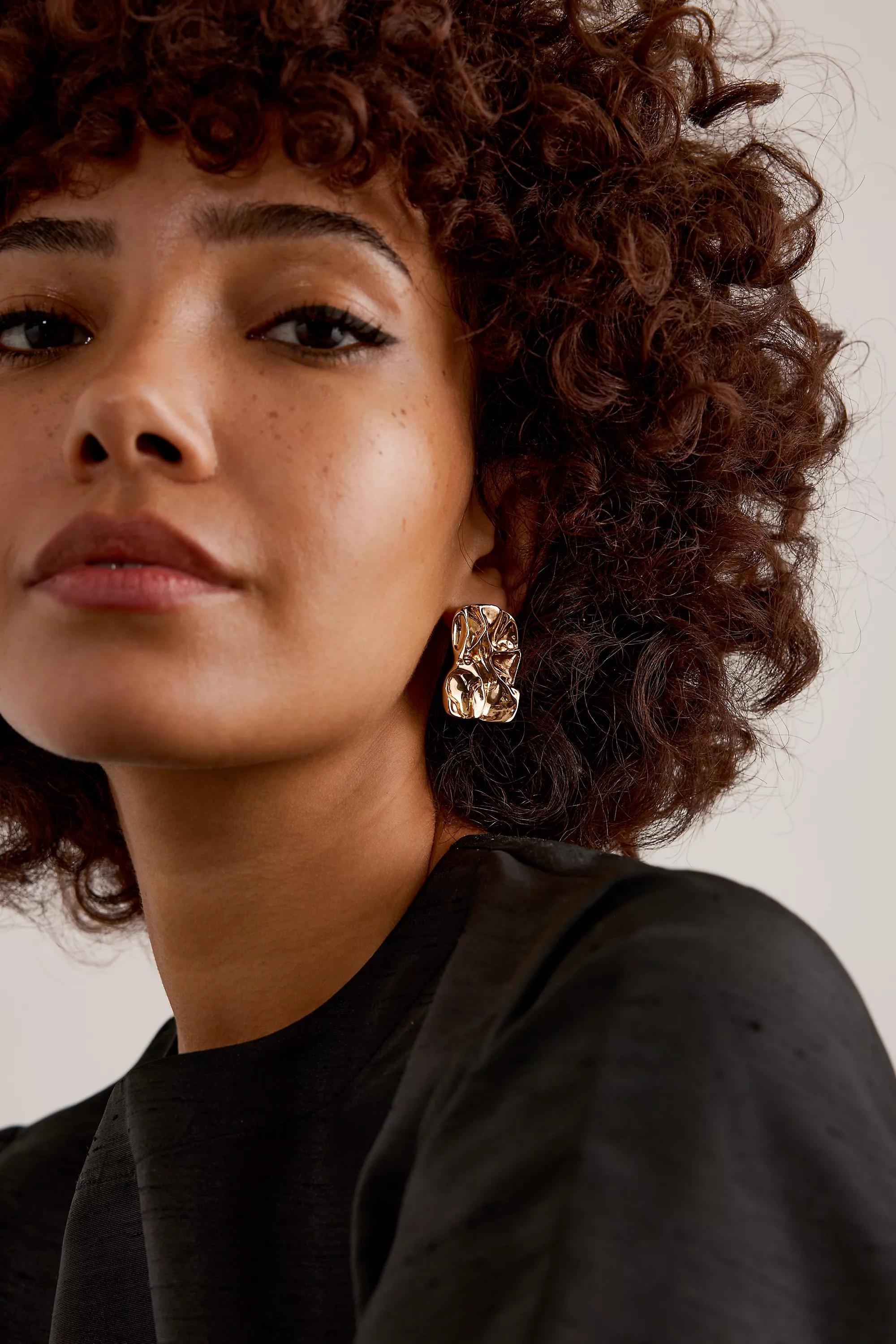 Anthropologie Stud, 14K Gold, A501_0070, medium