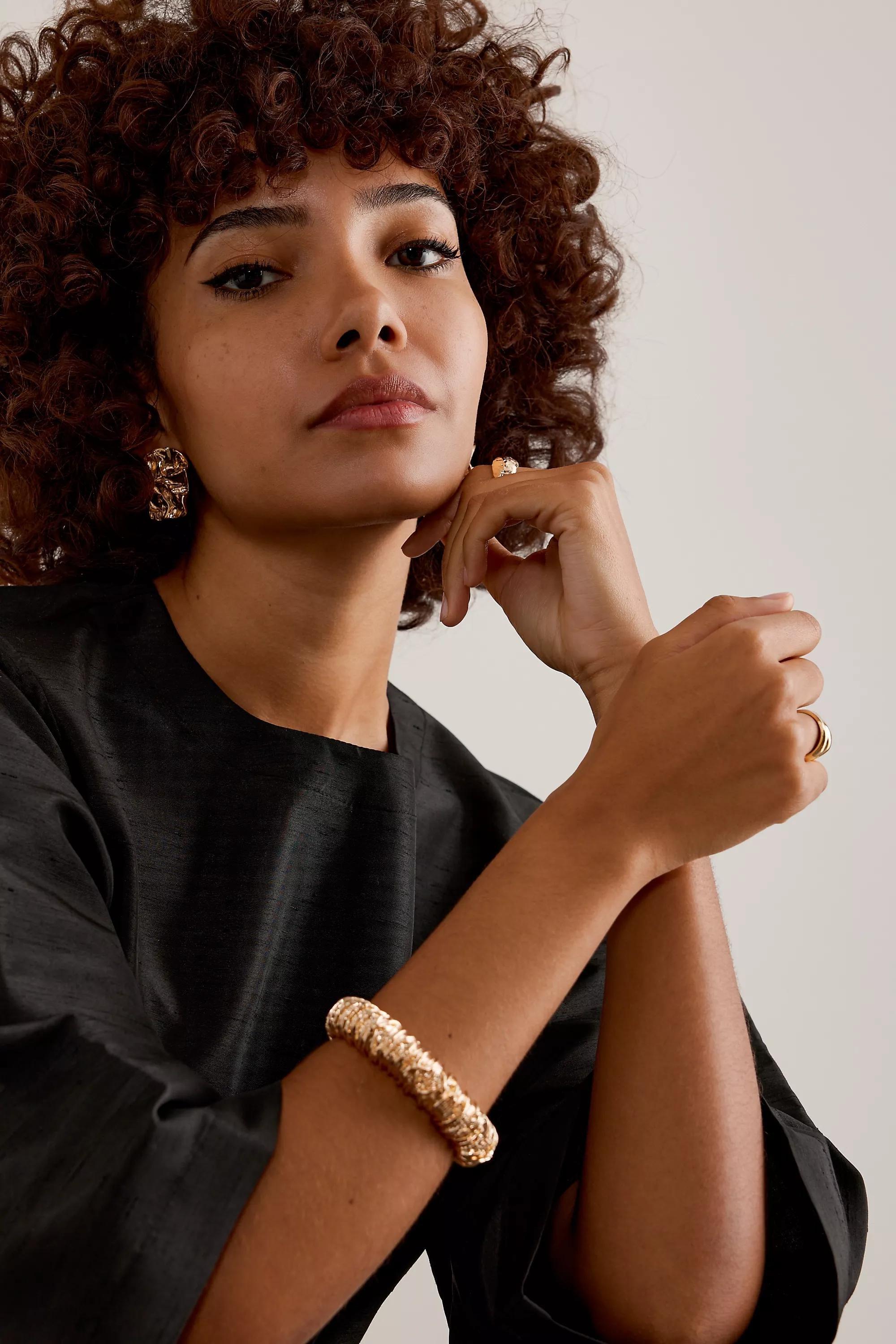 Anthropologie Stud, 14K Gold, A501_0070, large image number 4