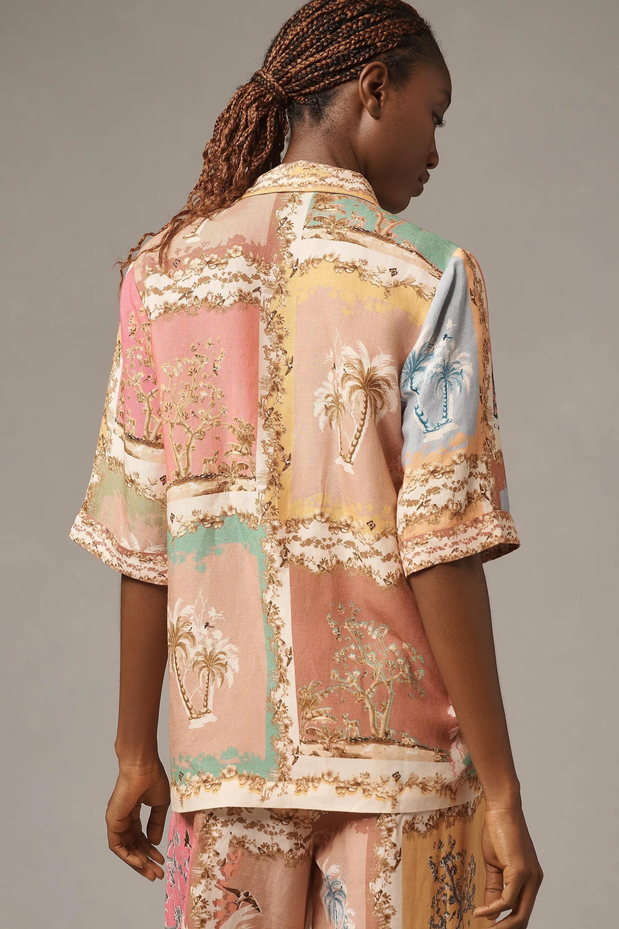 Anthropologie Ethnic Print Overshirt, , large image number 1