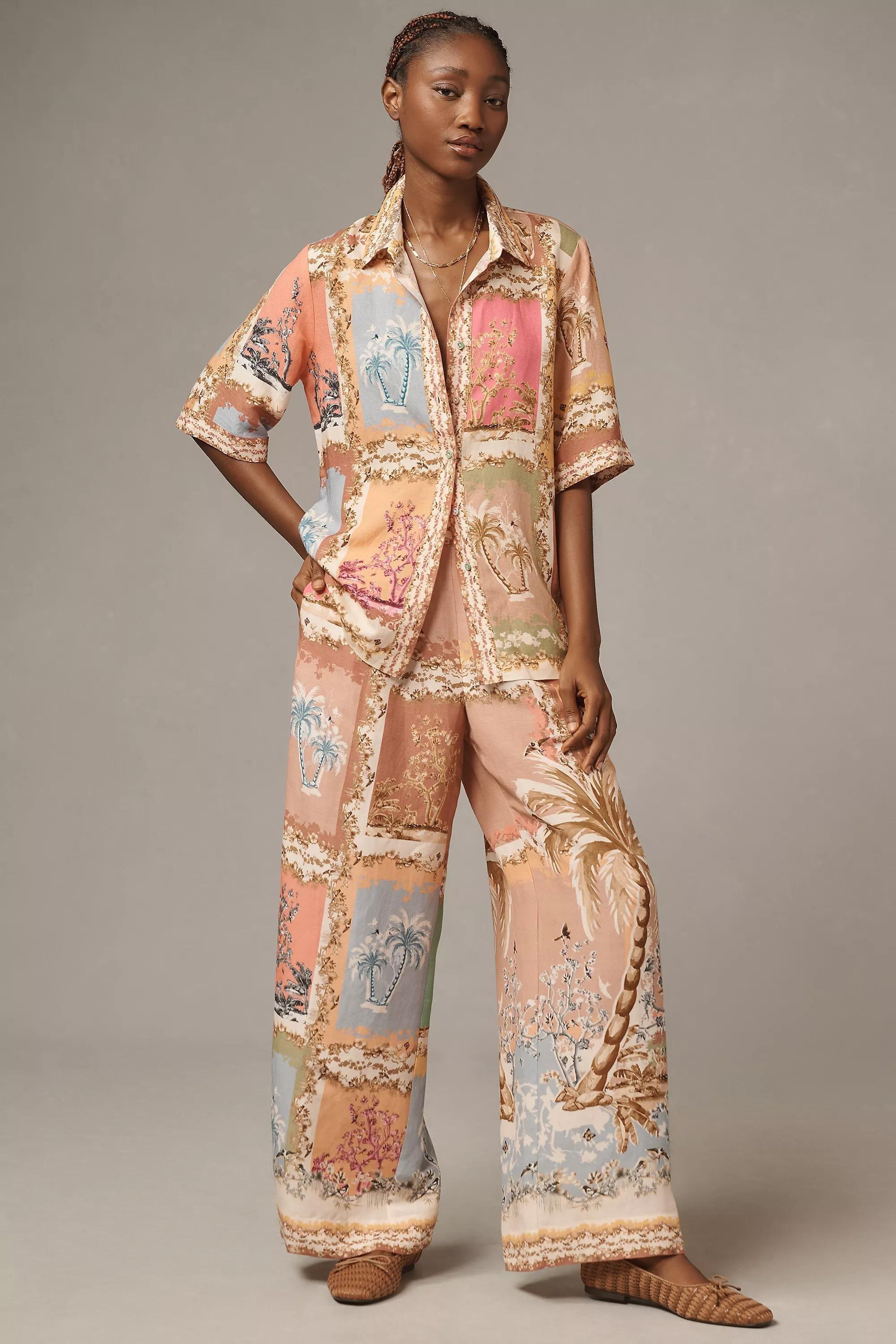 Anthropologie Ethnic Print Overshirt, , large image number 2