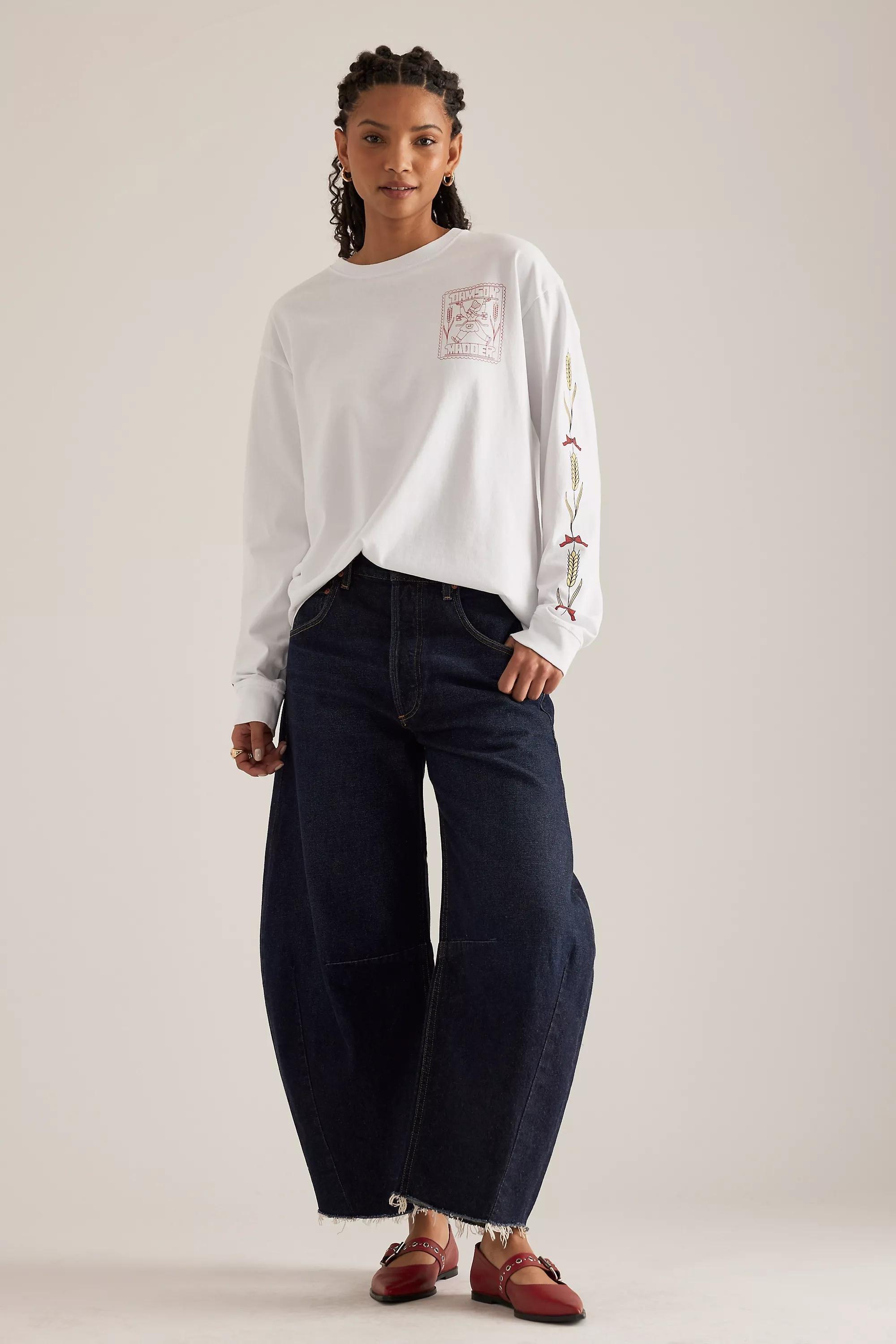 Anthropologie Graphic Print Vest Top, White, A501_0010, large image number 2