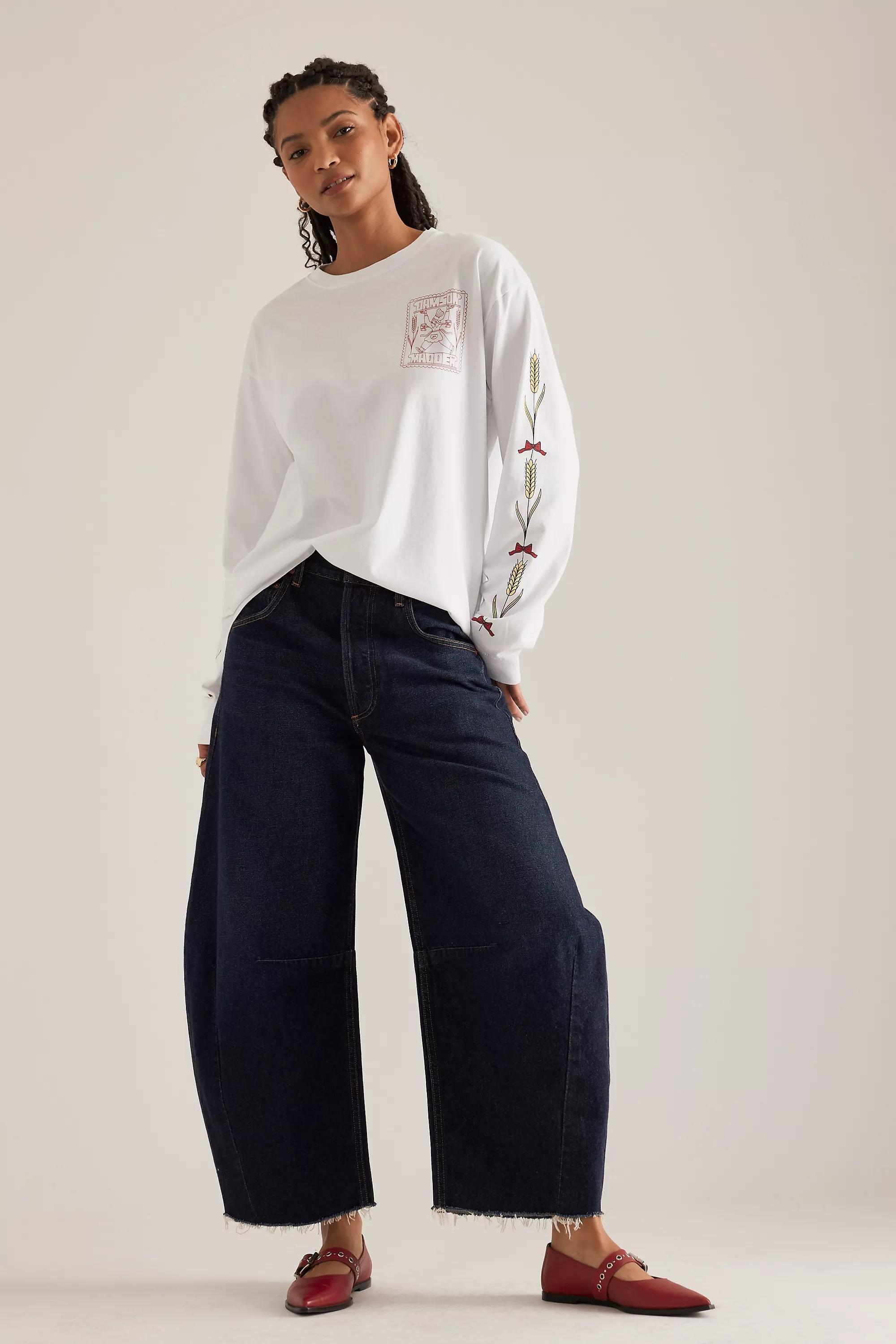 Anthropologie Graphic Print Vest Top, White, A501_0010, large image number 4