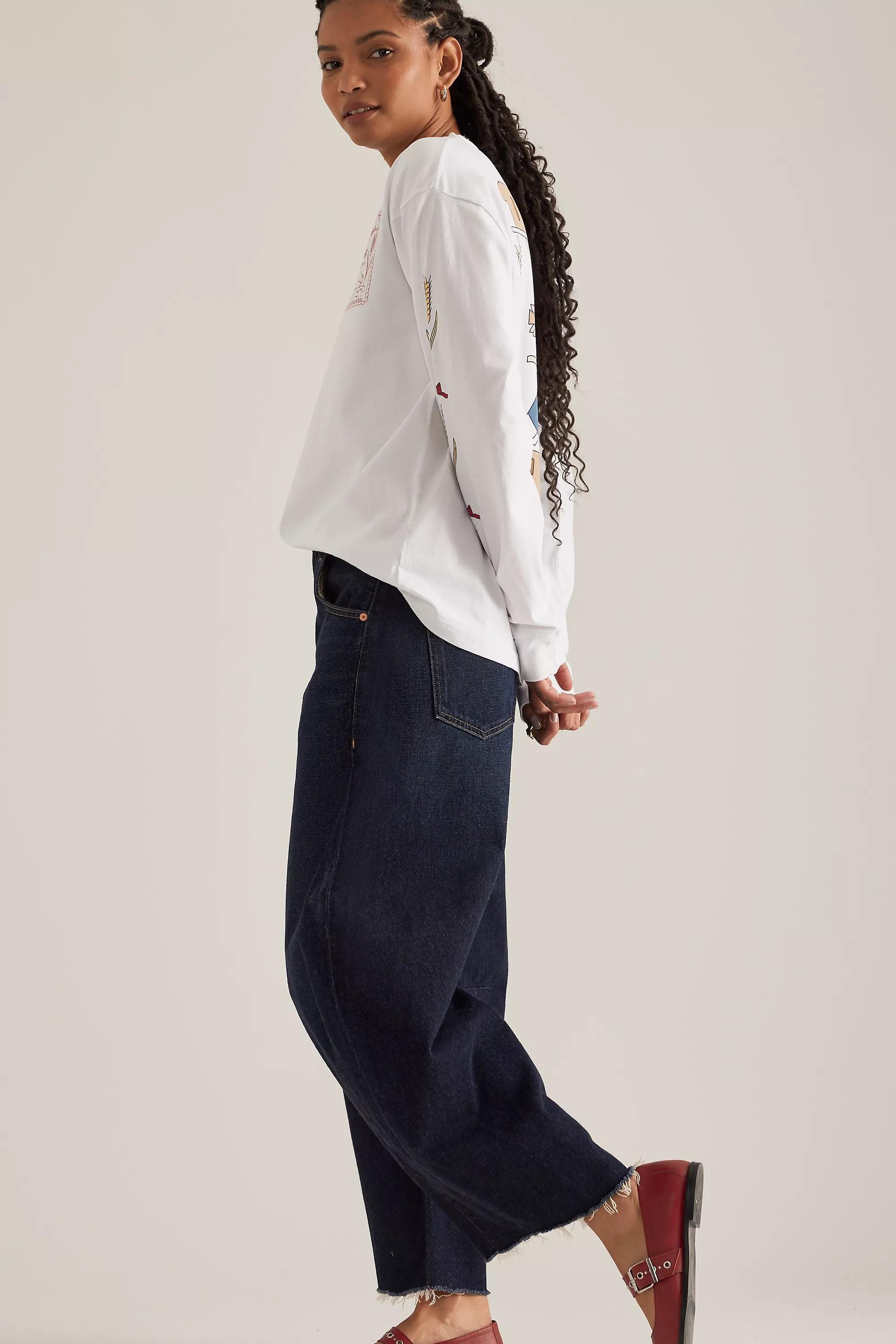 Anthropologie Graphic Print Vest Top, White, A501_0010, large image number 5